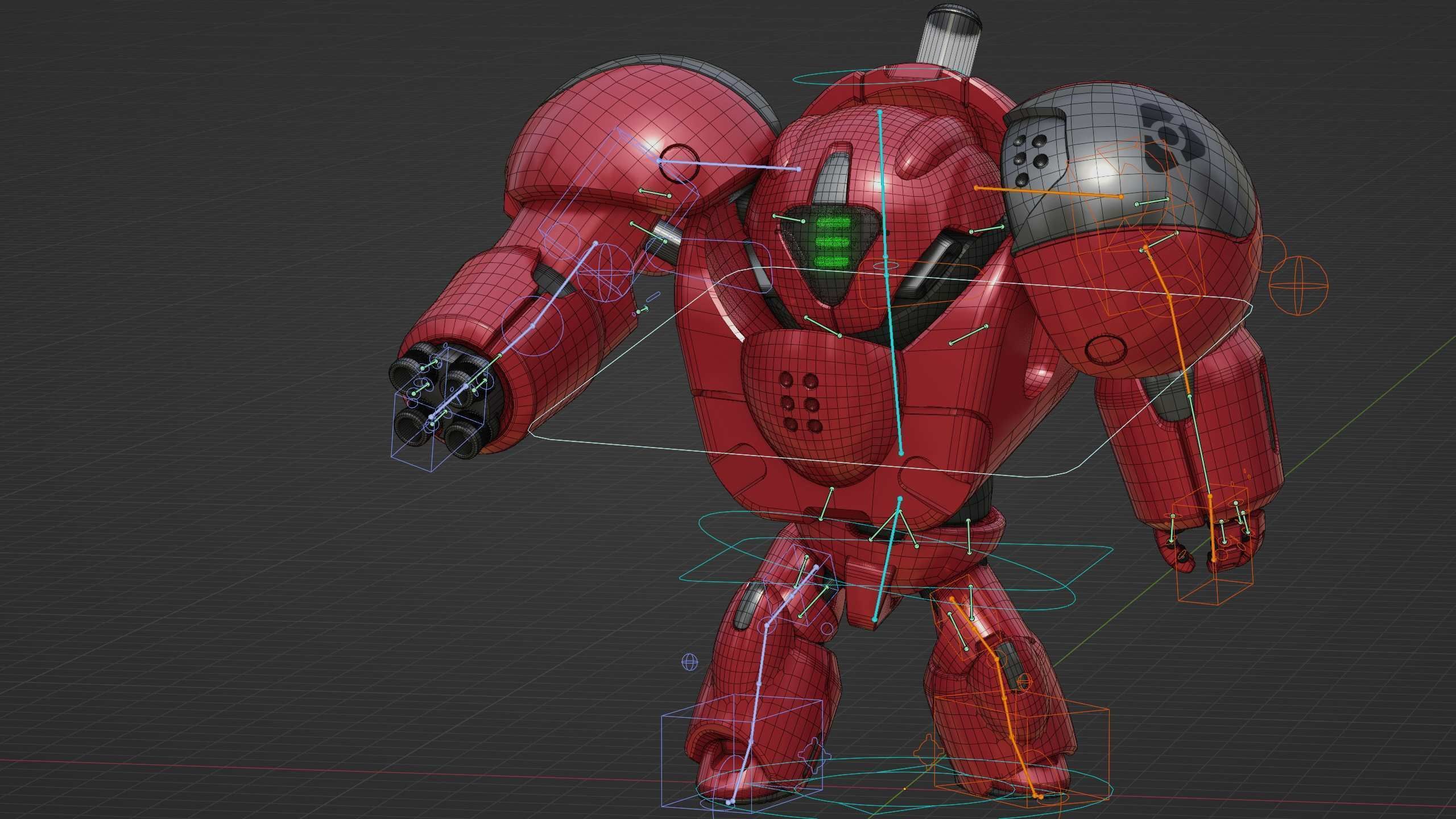TOY BOT GROOMY B Rigged for Unreal Engine - Unity - MIXAMO  3D model_37