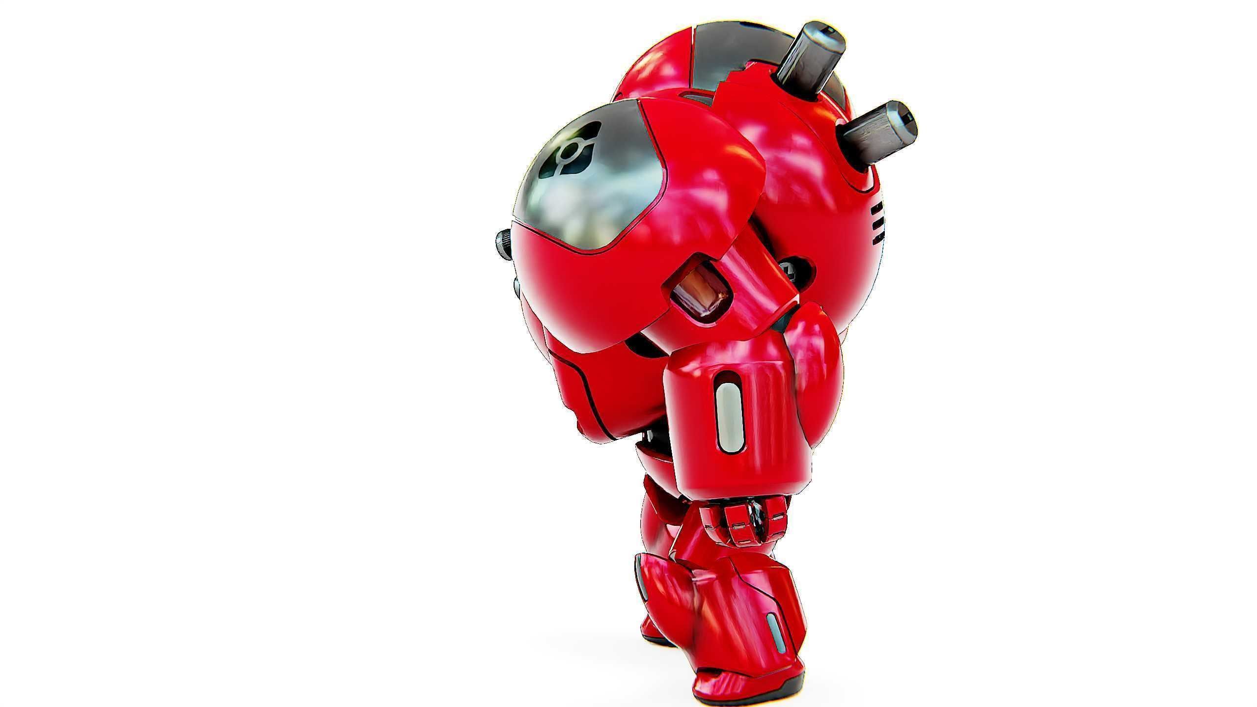 TOY BOT GROOMY B Rigged for Unreal Engine - Unity - MIXAMO  3D model_20