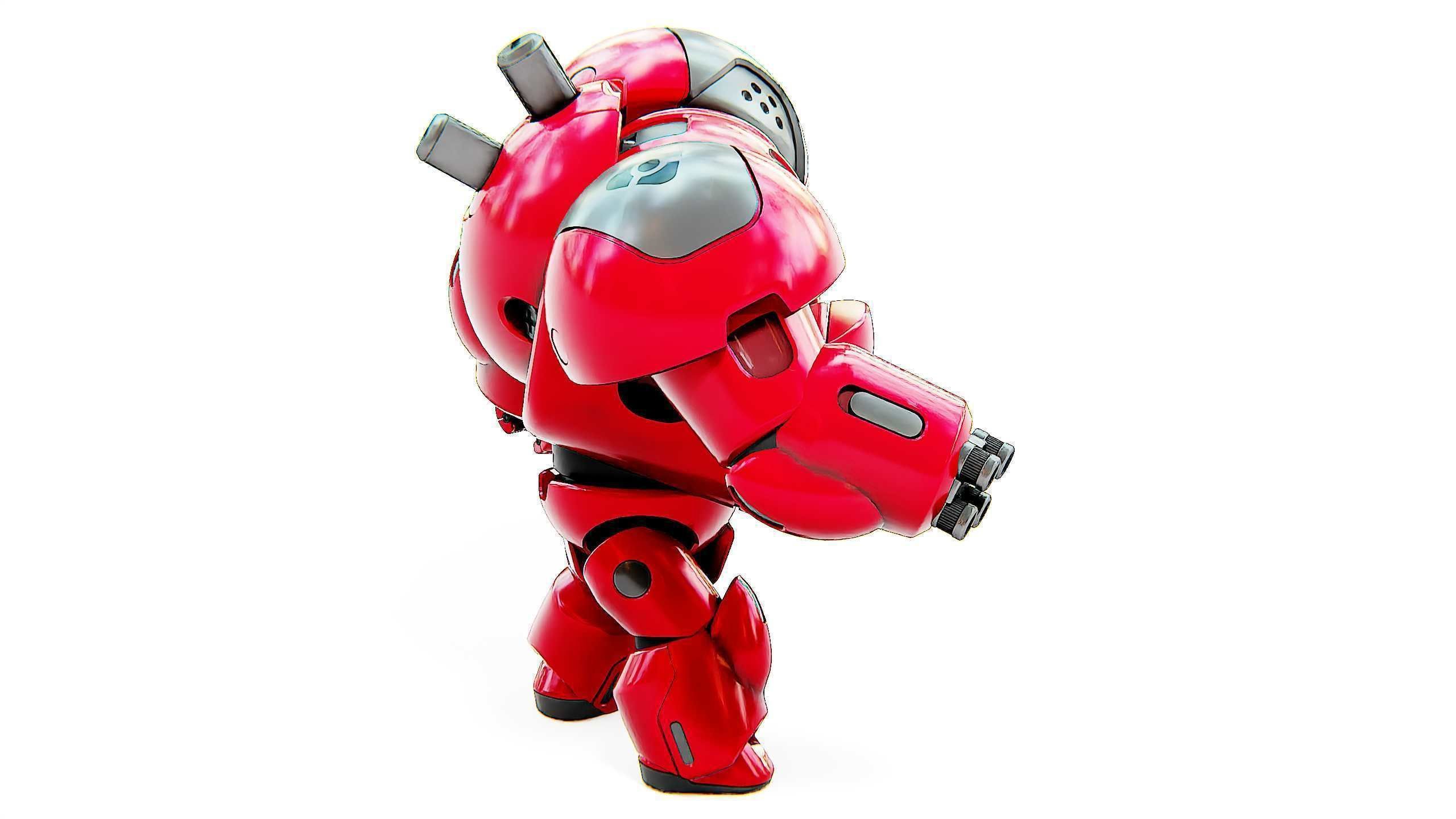 TOY BOT GROOMY B Rigged for Unreal Engine - Unity - MIXAMO  3D model_8