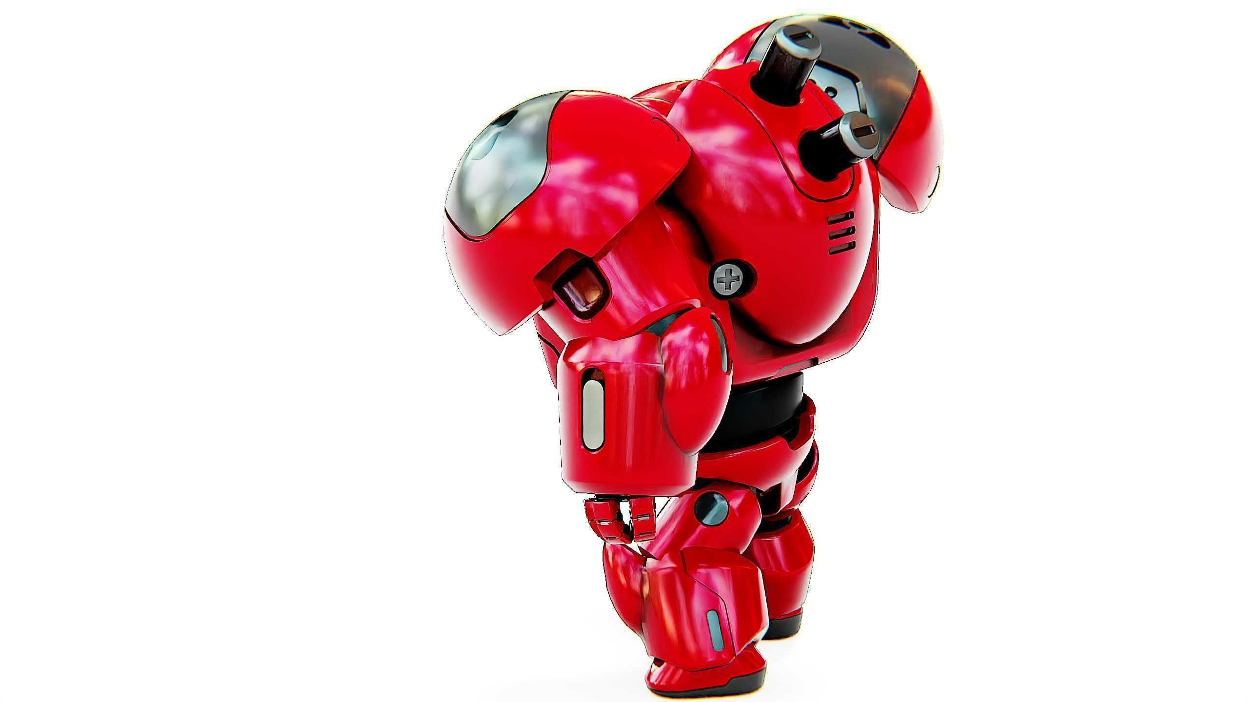 TOY BOT GROOMY B Rigged for Unreal Engine - Unity - MIXAMO  3D model_18