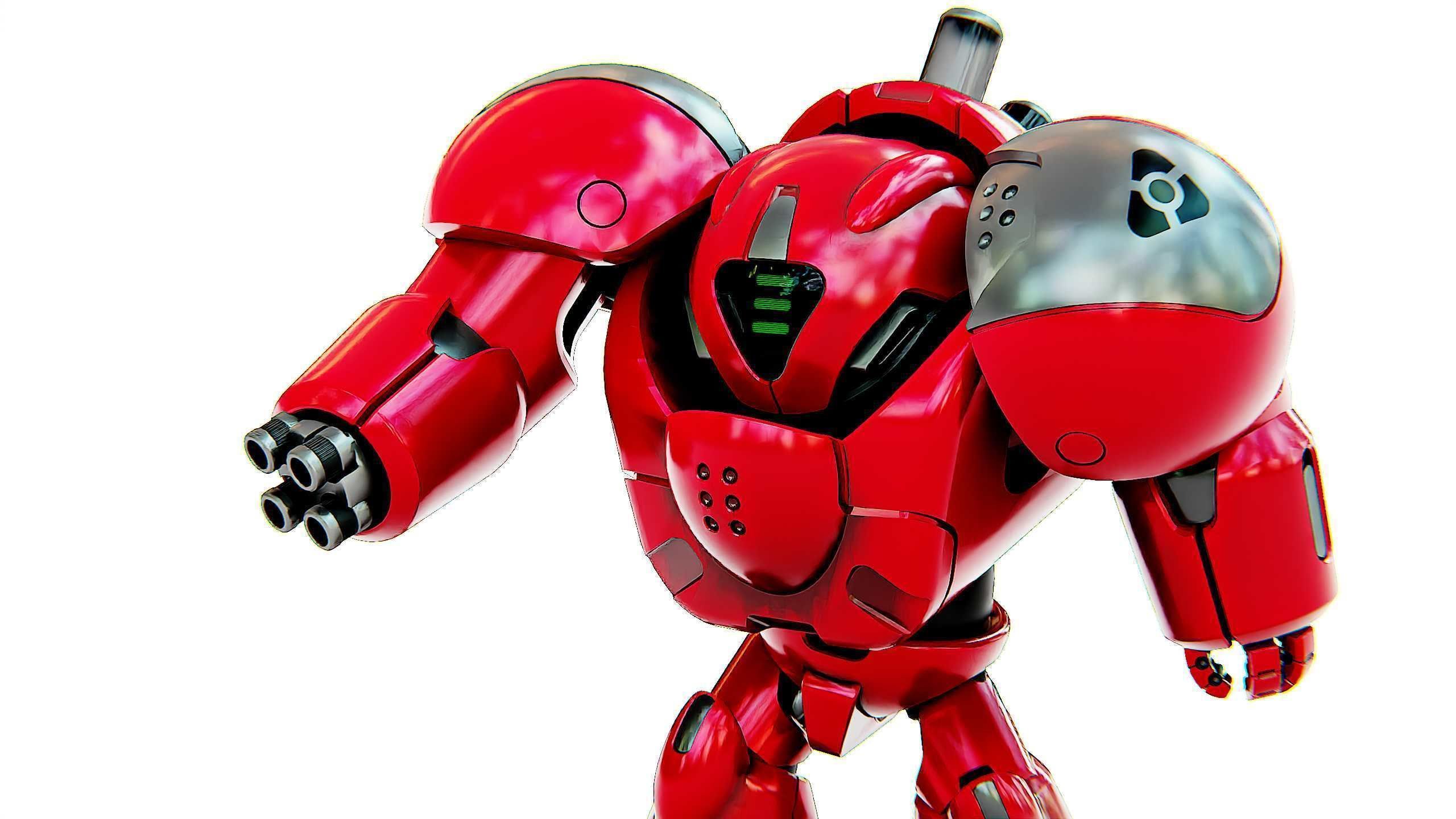 TOY BOT GROOMY B Rigged for Unreal Engine - Unity - MIXAMO  3D model_24