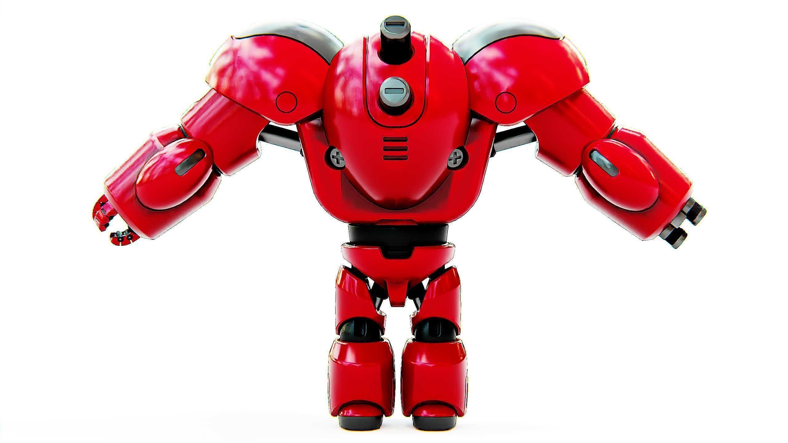 TOY BOT GROOMY B Rigged for Unreal Engine - Unity - MIXAMO  3D model_31