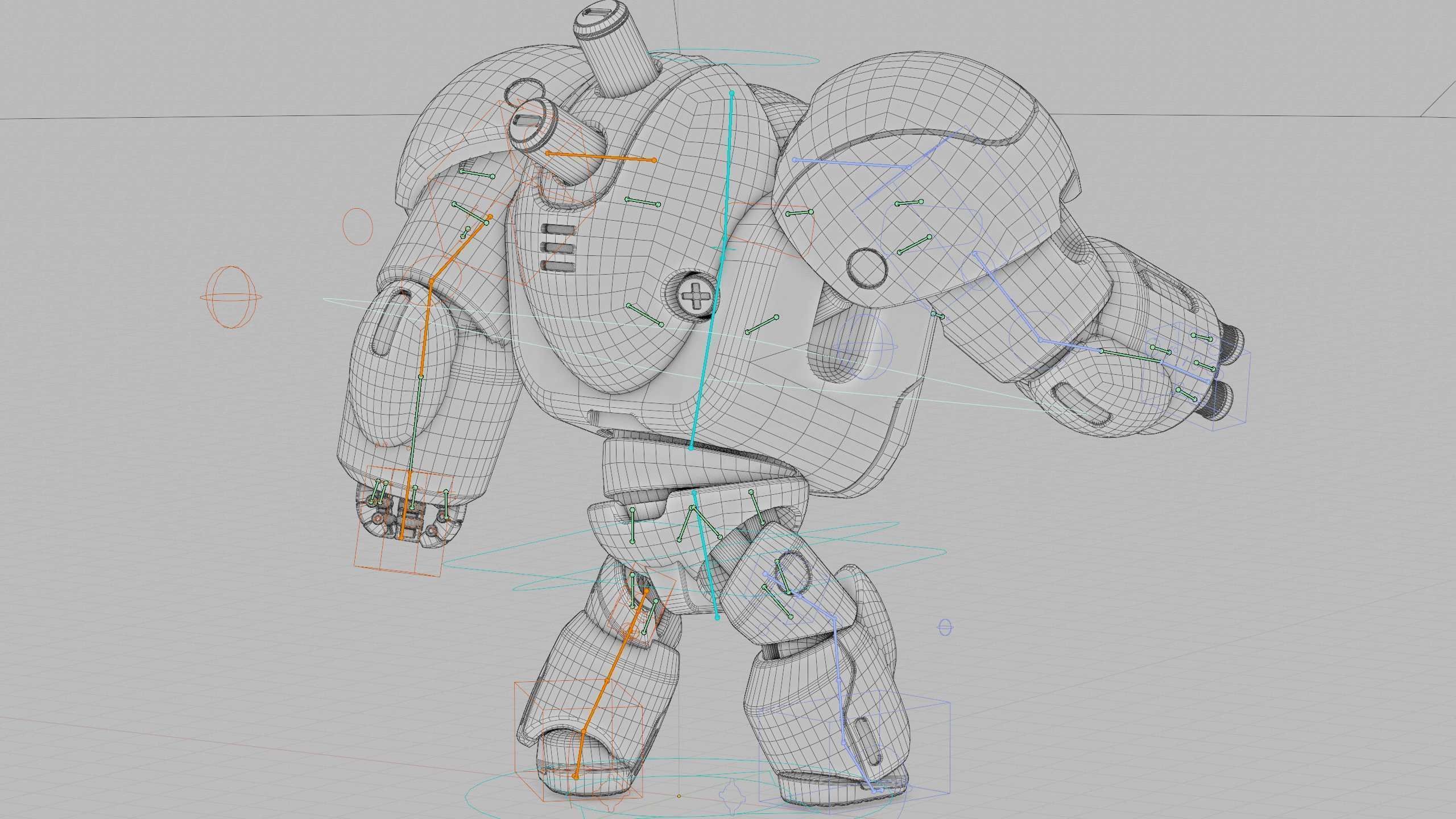 TOY BOT GROOMY B Rigged for Unreal Engine - Unity - MIXAMO  3D model_41