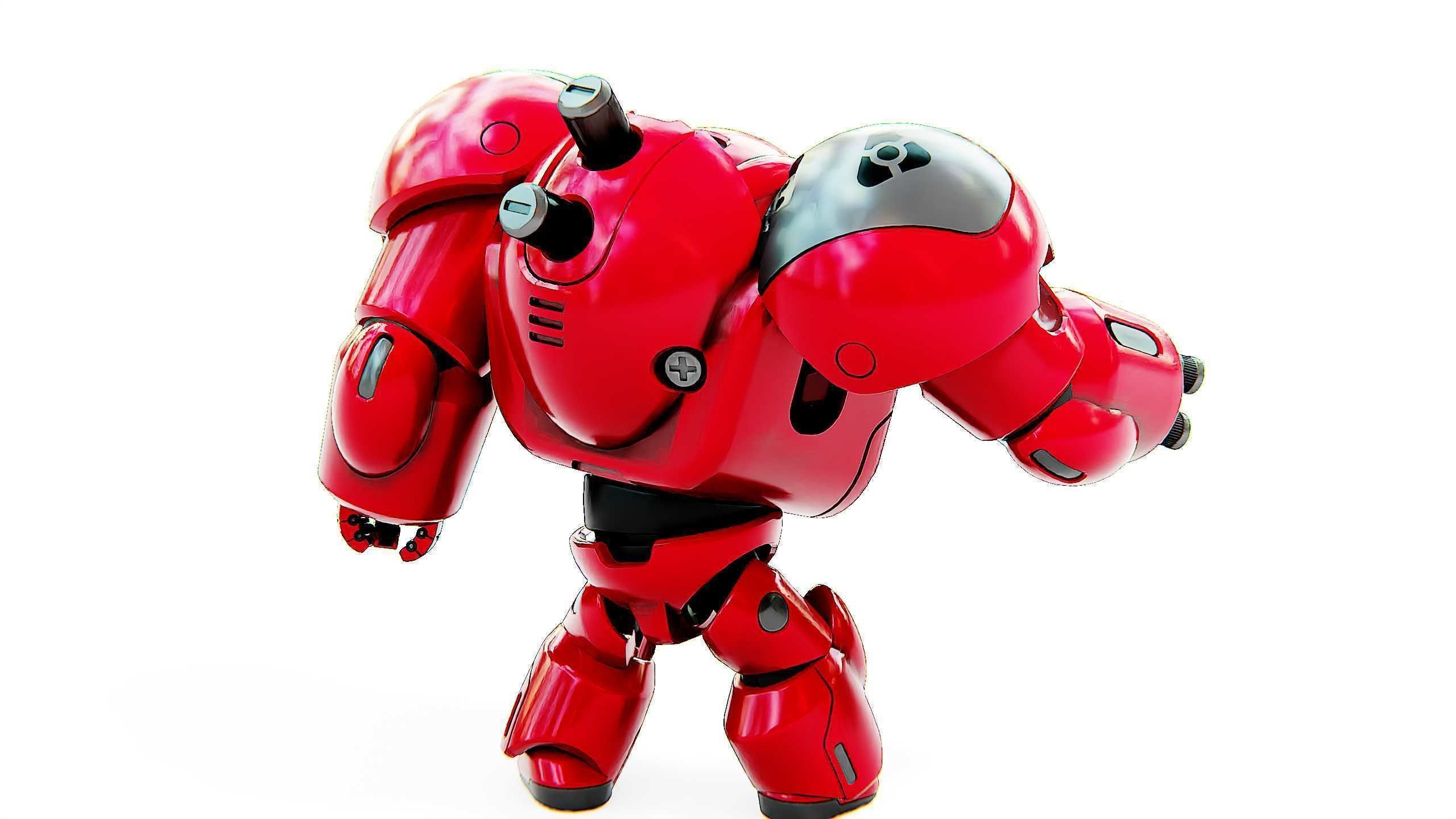 TOY BOT GROOMY B Rigged for Unreal Engine - Unity - MIXAMO  3D model_12