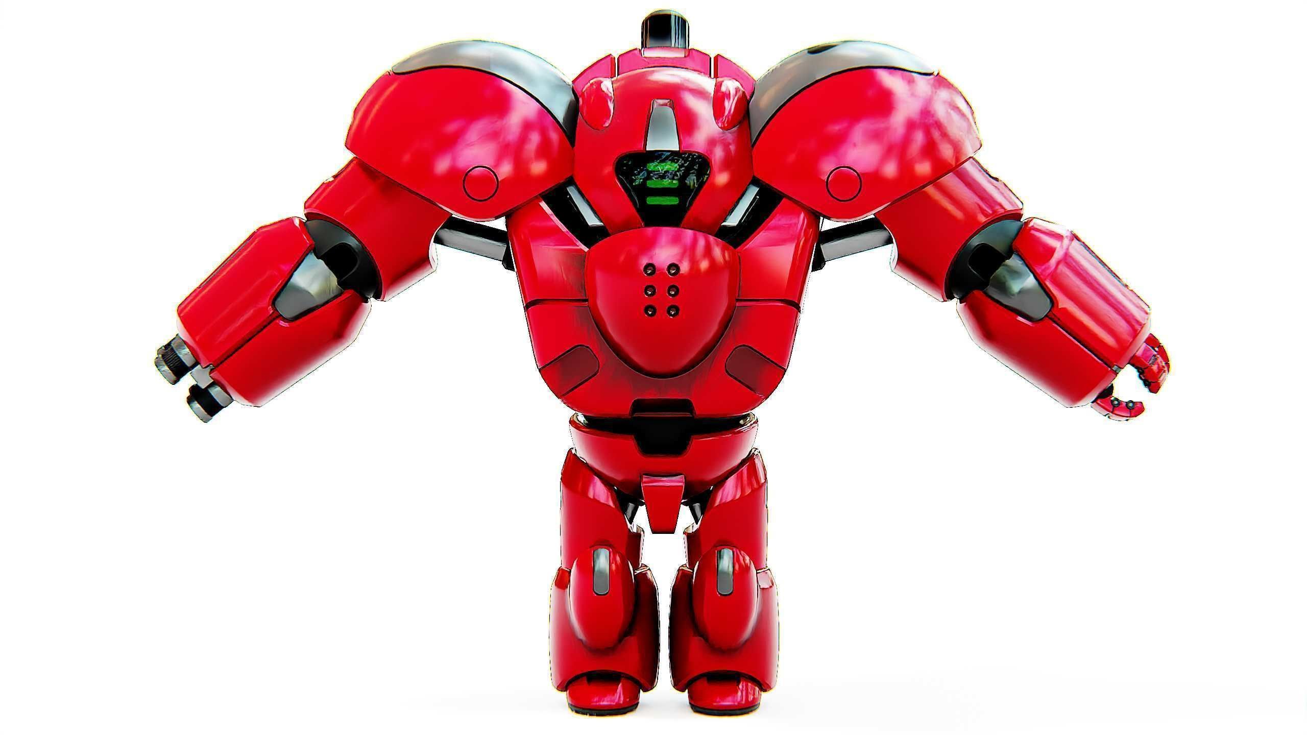 TOY BOT GROOMY B Rigged for Unreal Engine - Unity - MIXAMO  3D model_30