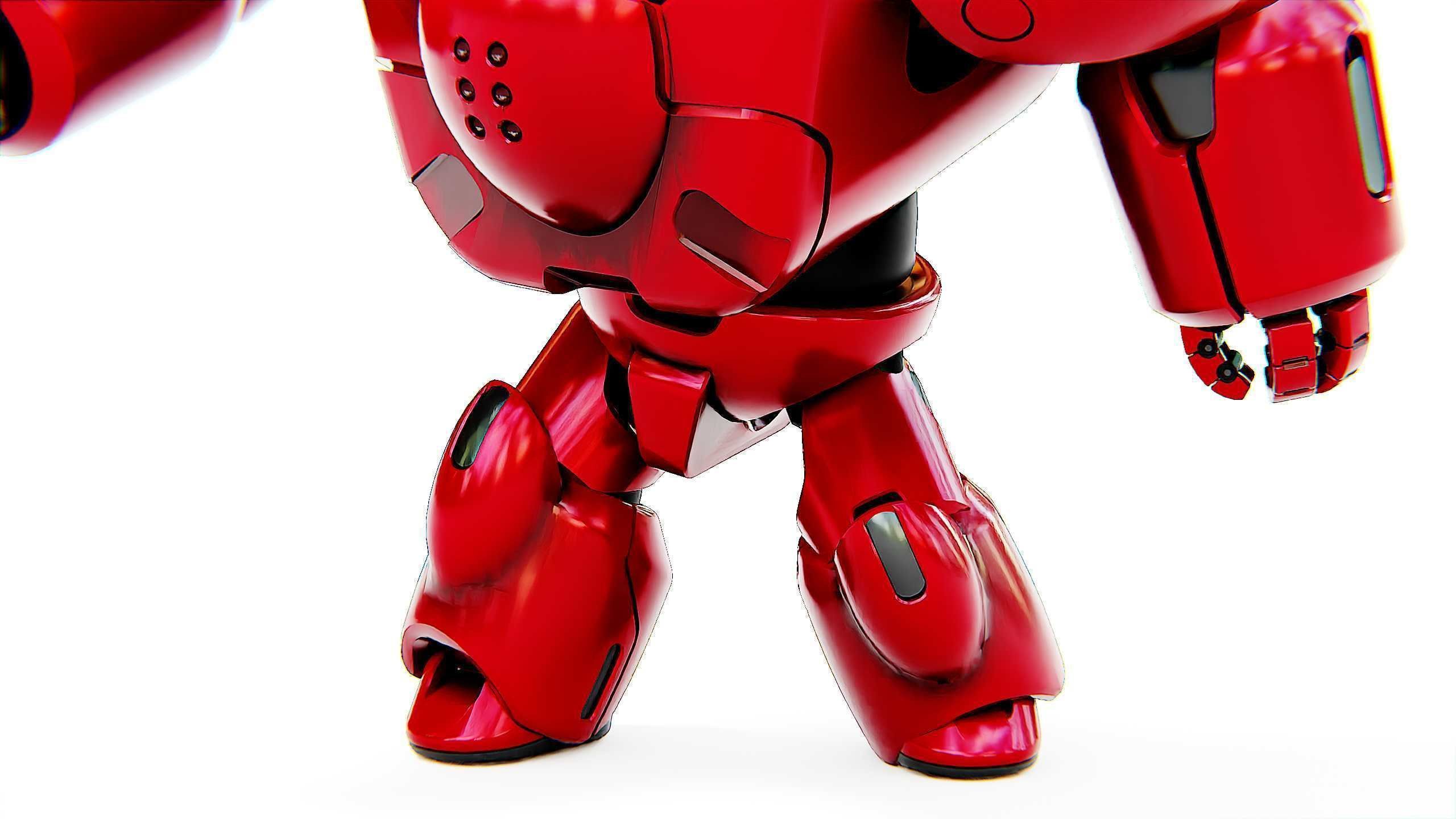 TOY BOT GROOMY B Rigged for Unreal Engine - Unity - MIXAMO  3D model_25