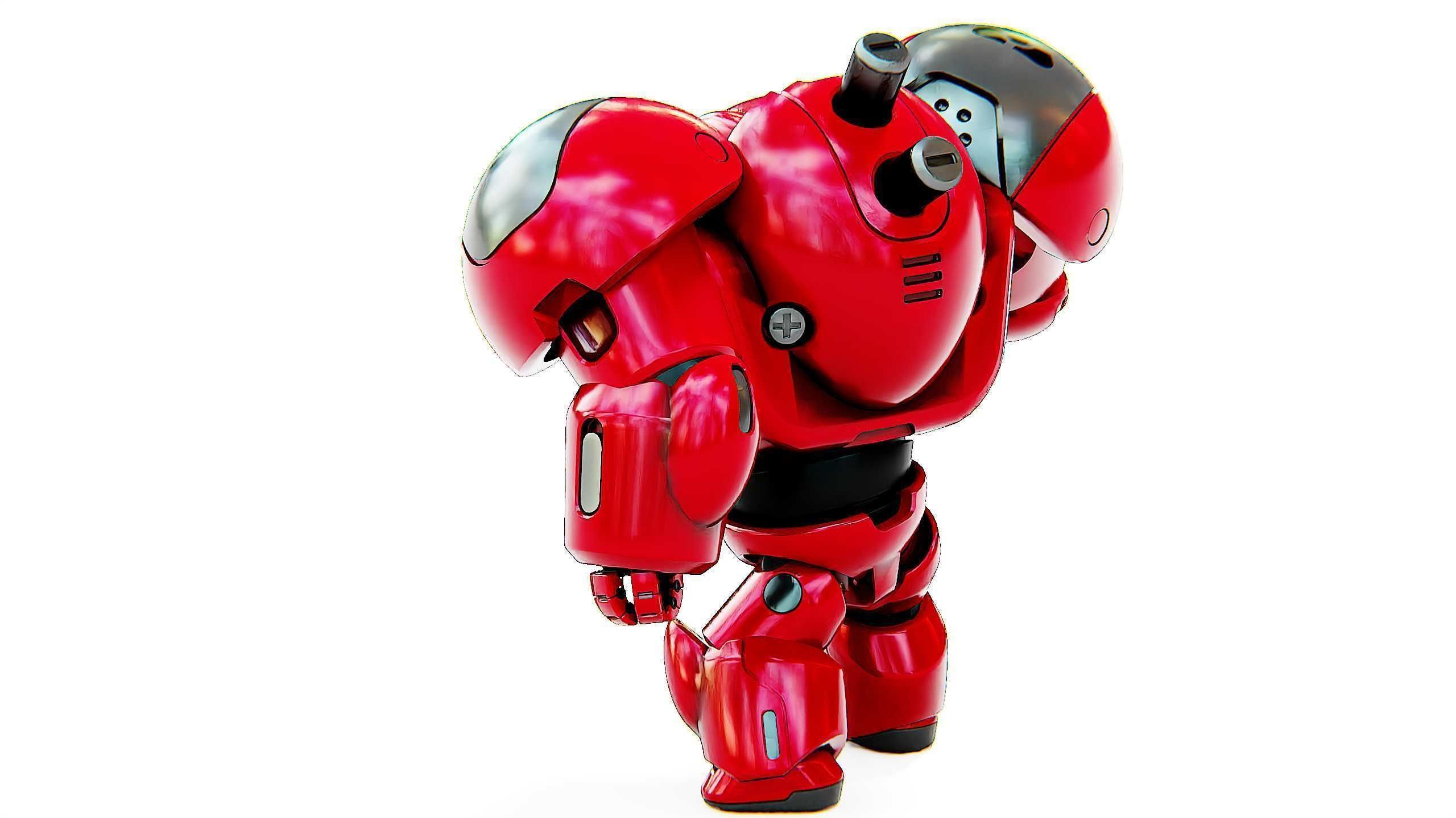 TOY BOT GROOMY B Rigged for Unreal Engine - Unity - MIXAMO  3D model_17