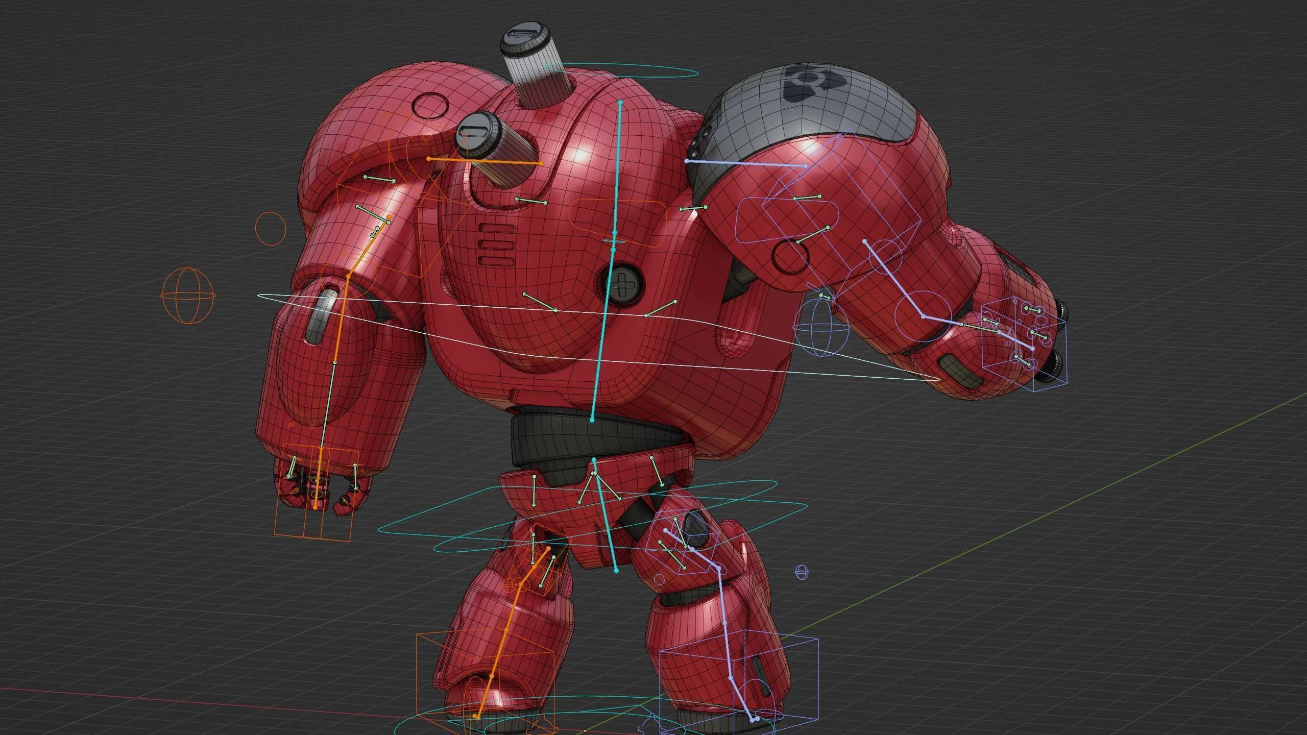 TOY BOT GROOMY B Rigged for Unreal Engine - Unity - MIXAMO  3D model_38