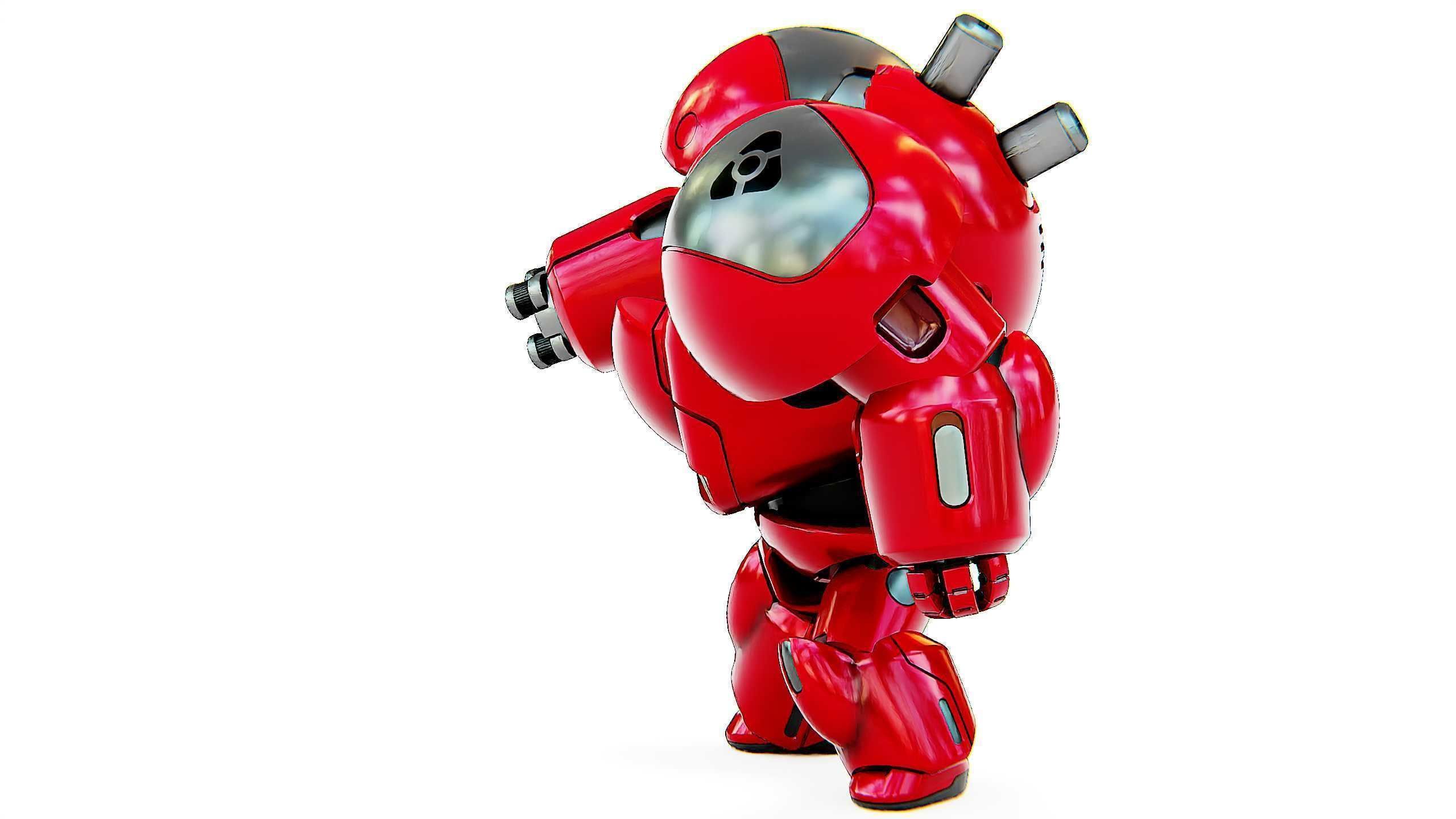 TOY BOT GROOMY B Rigged for Unreal Engine - Unity - MIXAMO  3D model_21