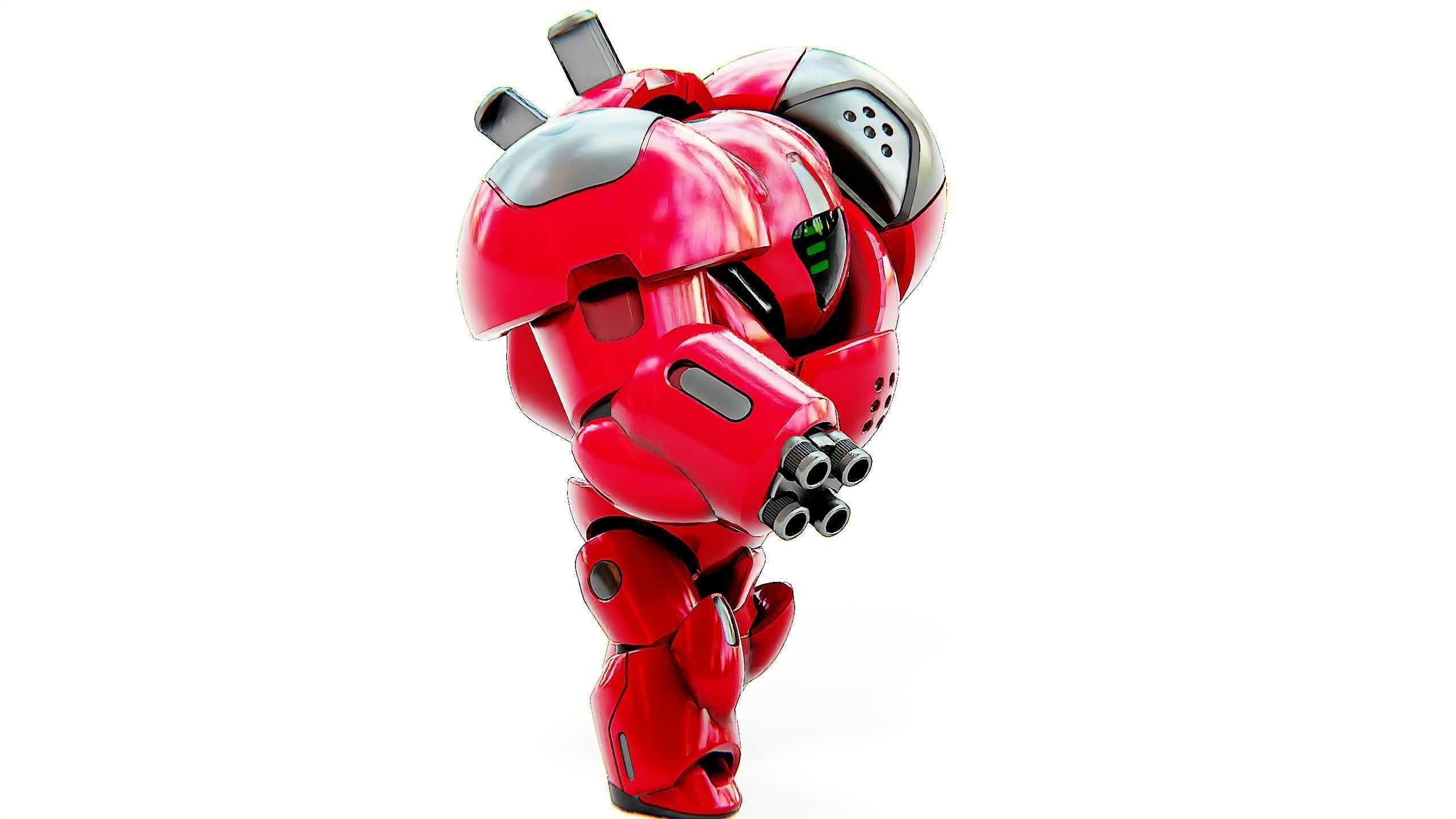 TOY BOT GROOMY B Rigged for Unreal Engine - Unity - MIXAMO  3D model_5