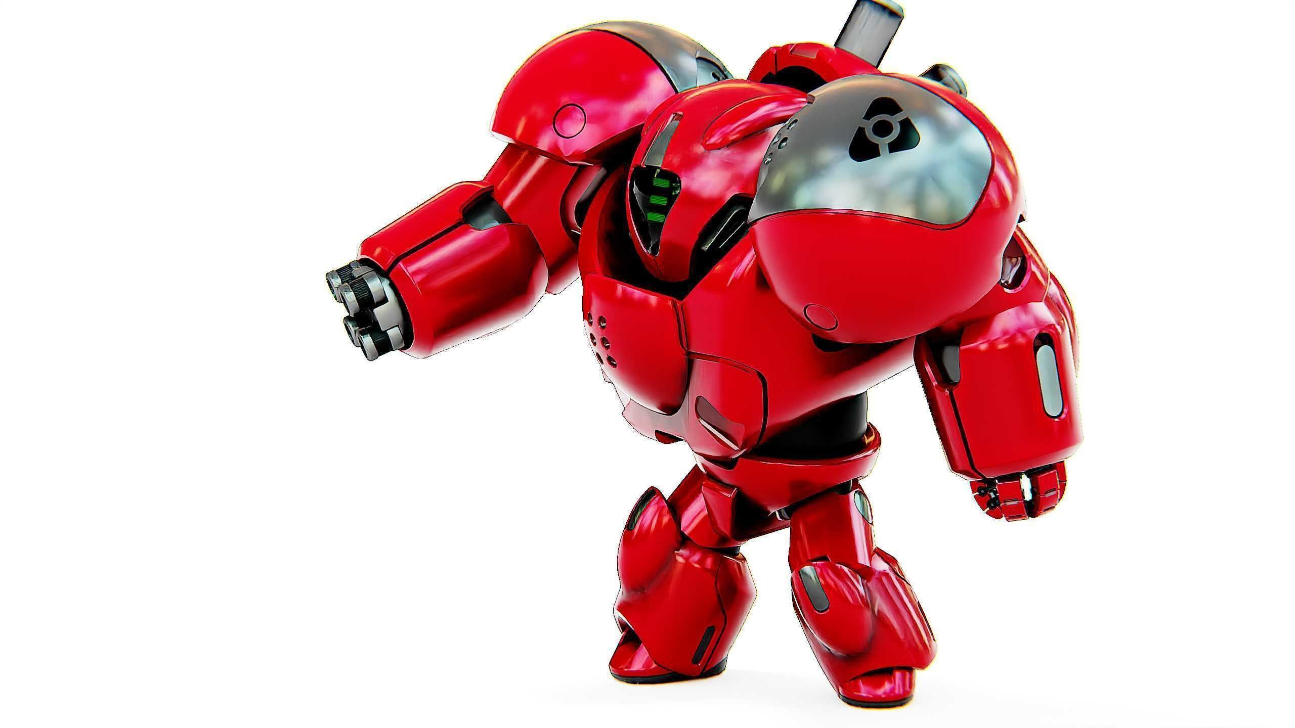 TOY BOT GROOMY B Rigged for Unreal Engine - Unity - MIXAMO  3D model_23