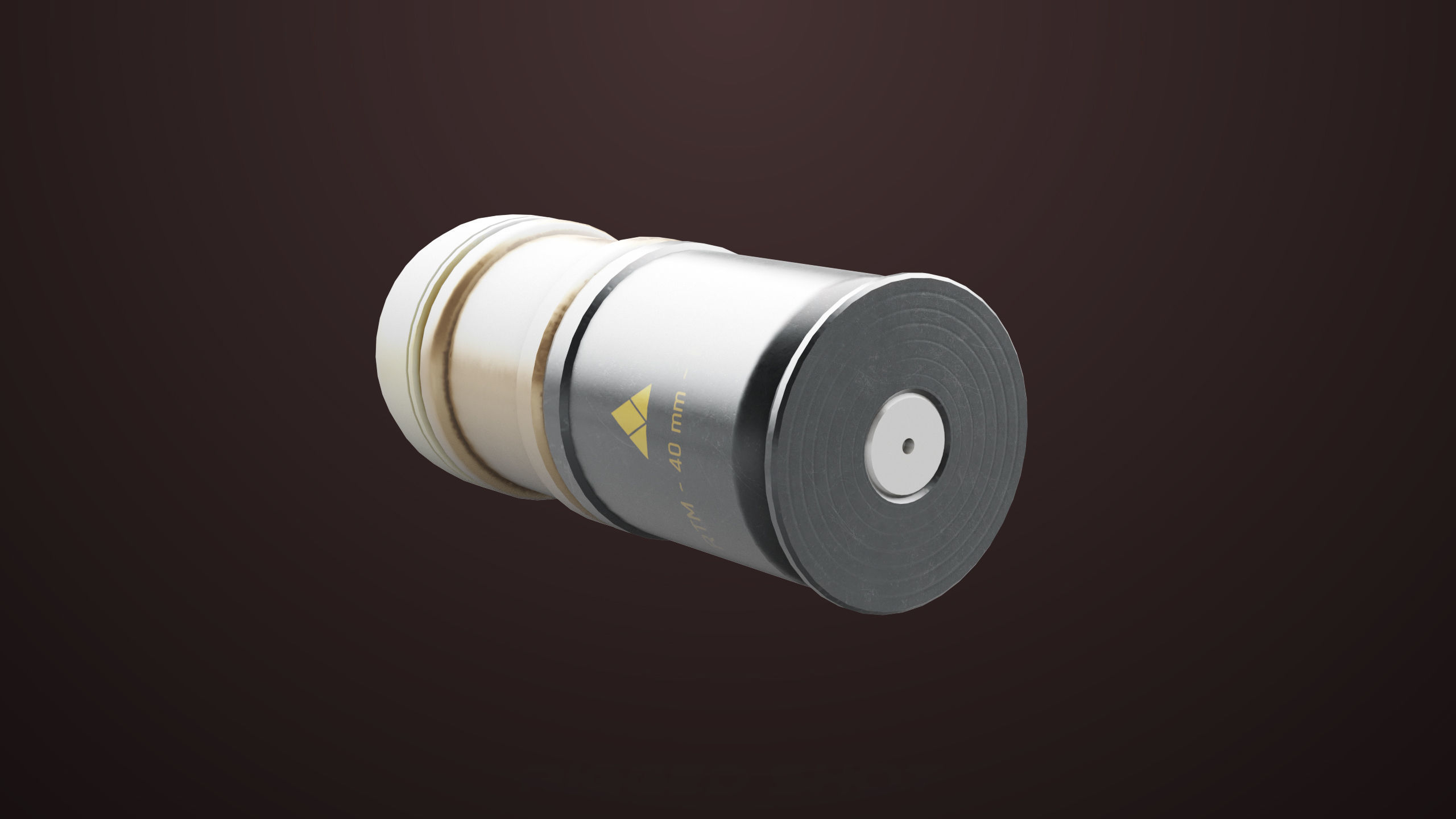 Grenade Launcher 04 Black Generic All PBR Unity UE Textures Low-poly 3D model_31