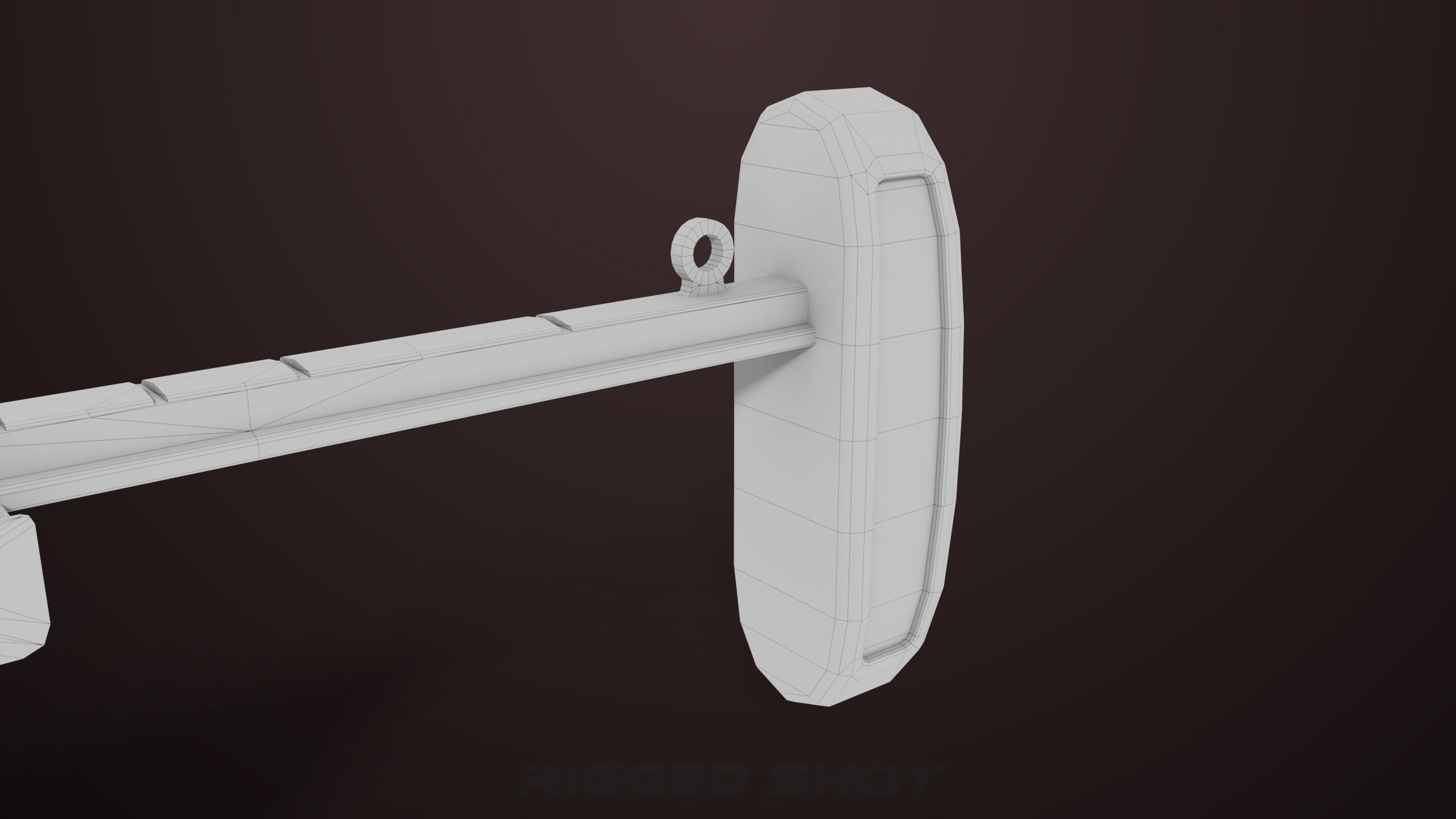 Grenade Launcher 04 Black Generic All PBR Unity UE Textures Low-poly 3D model_41