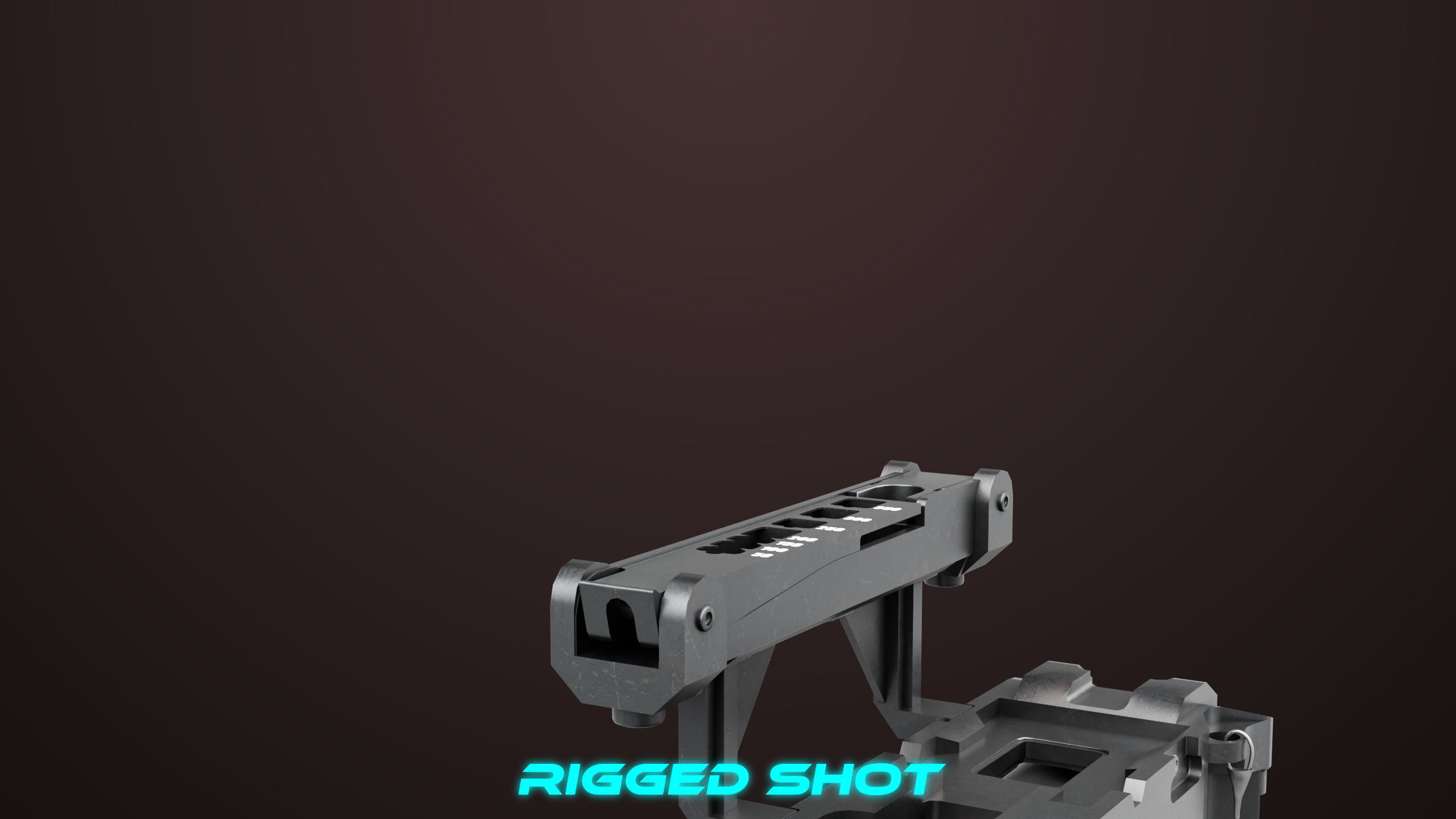 Grenade Launcher 04 Black Generic All PBR Unity UE Textures Low-poly 3D model_18