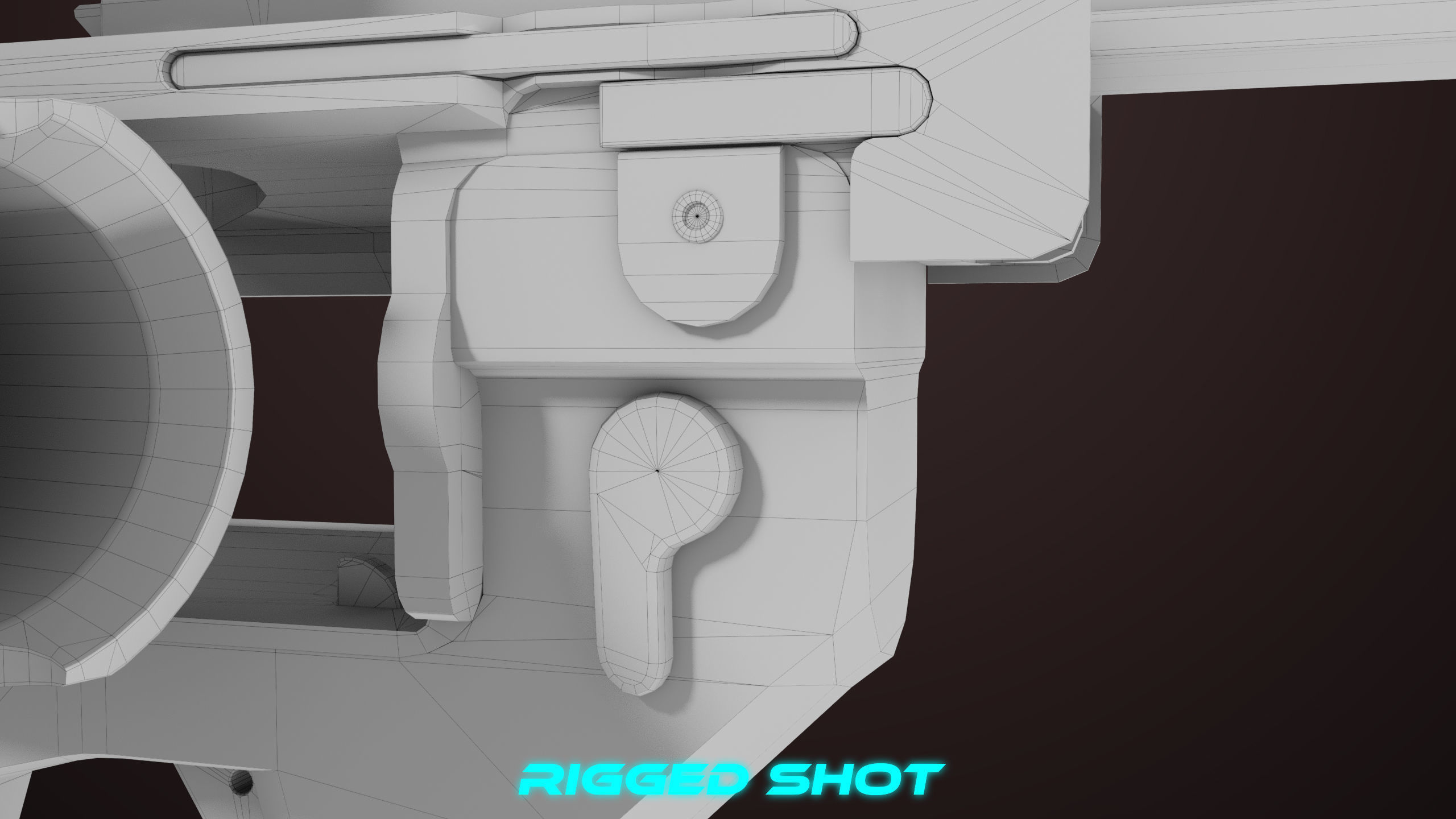 Grenade Launcher 04 Black Generic All PBR Unity UE Textures Low-poly 3D model_53