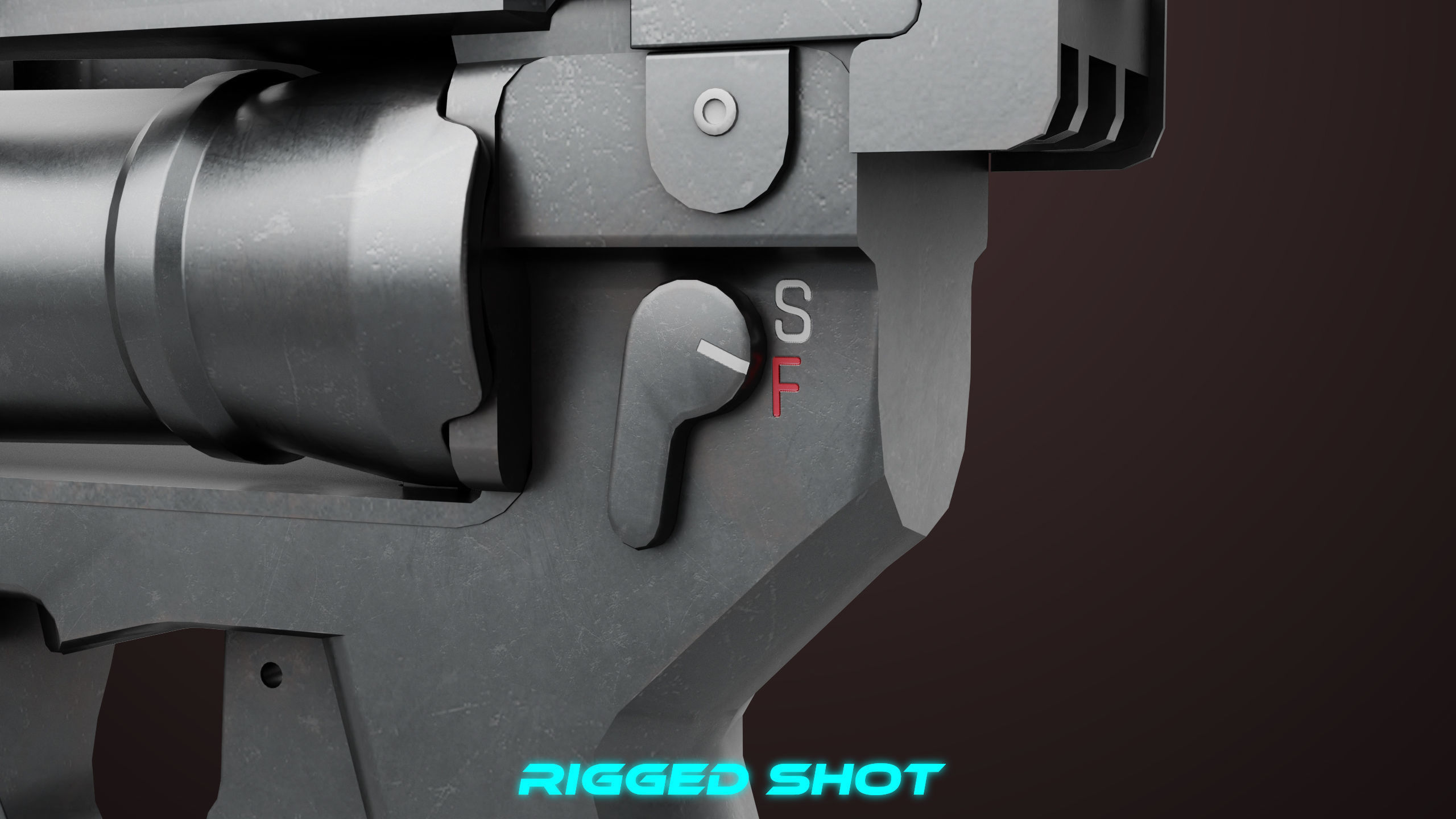 Grenade Launcher 04 Black Generic All PBR Unity UE Textures Low-poly 3D model_20