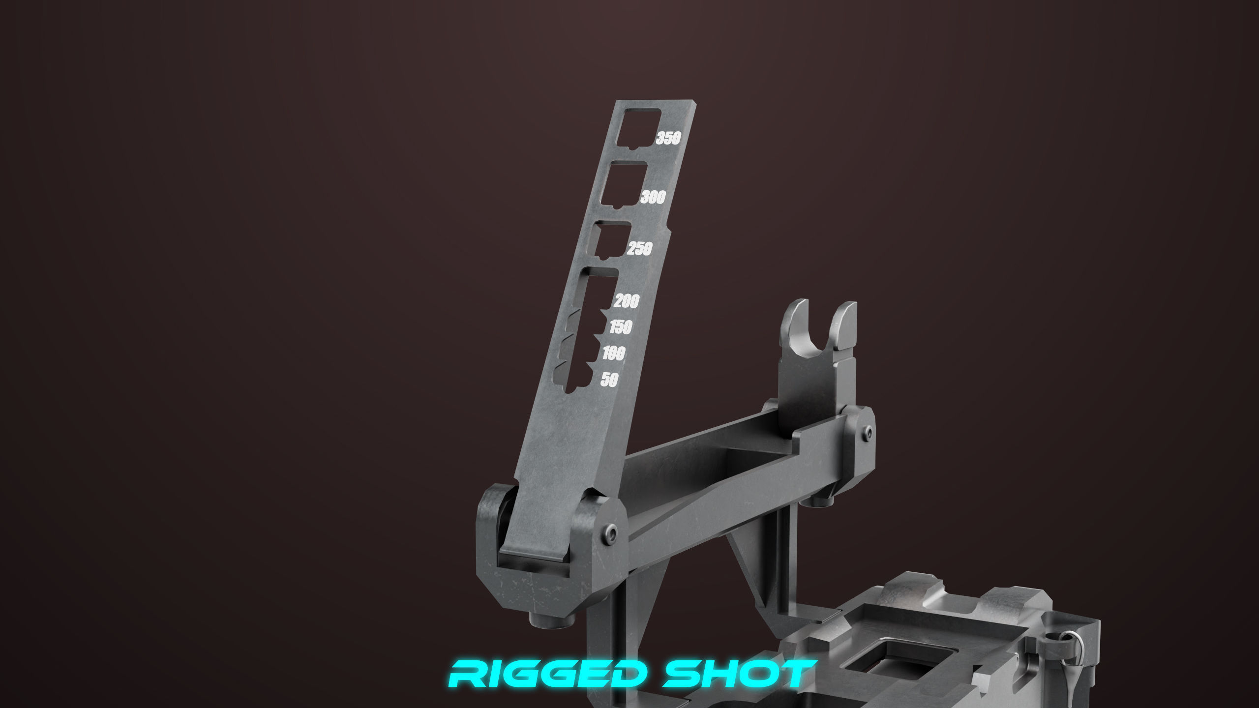 Grenade Launcher 04 Black Generic All PBR Unity UE Textures Low-poly 3D model_6