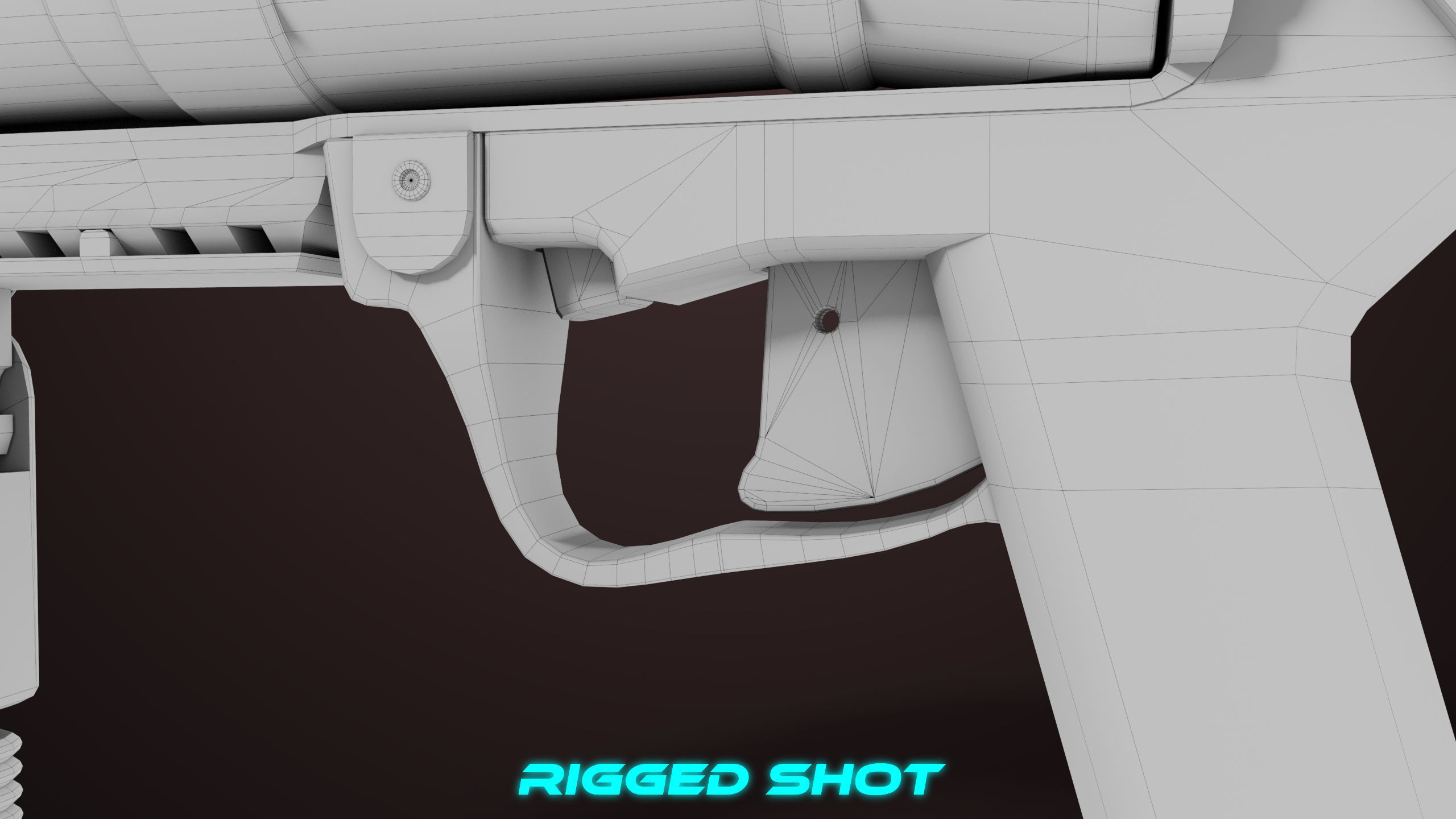 Grenade Launcher 04 Black Generic All PBR Unity UE Textures Low-poly 3D model_49