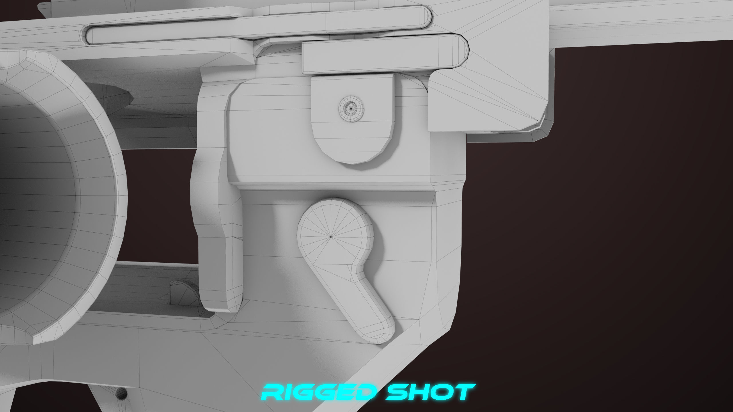 Grenade Launcher 04 Black Generic All PBR Unity UE Textures Low-poly 3D model_52