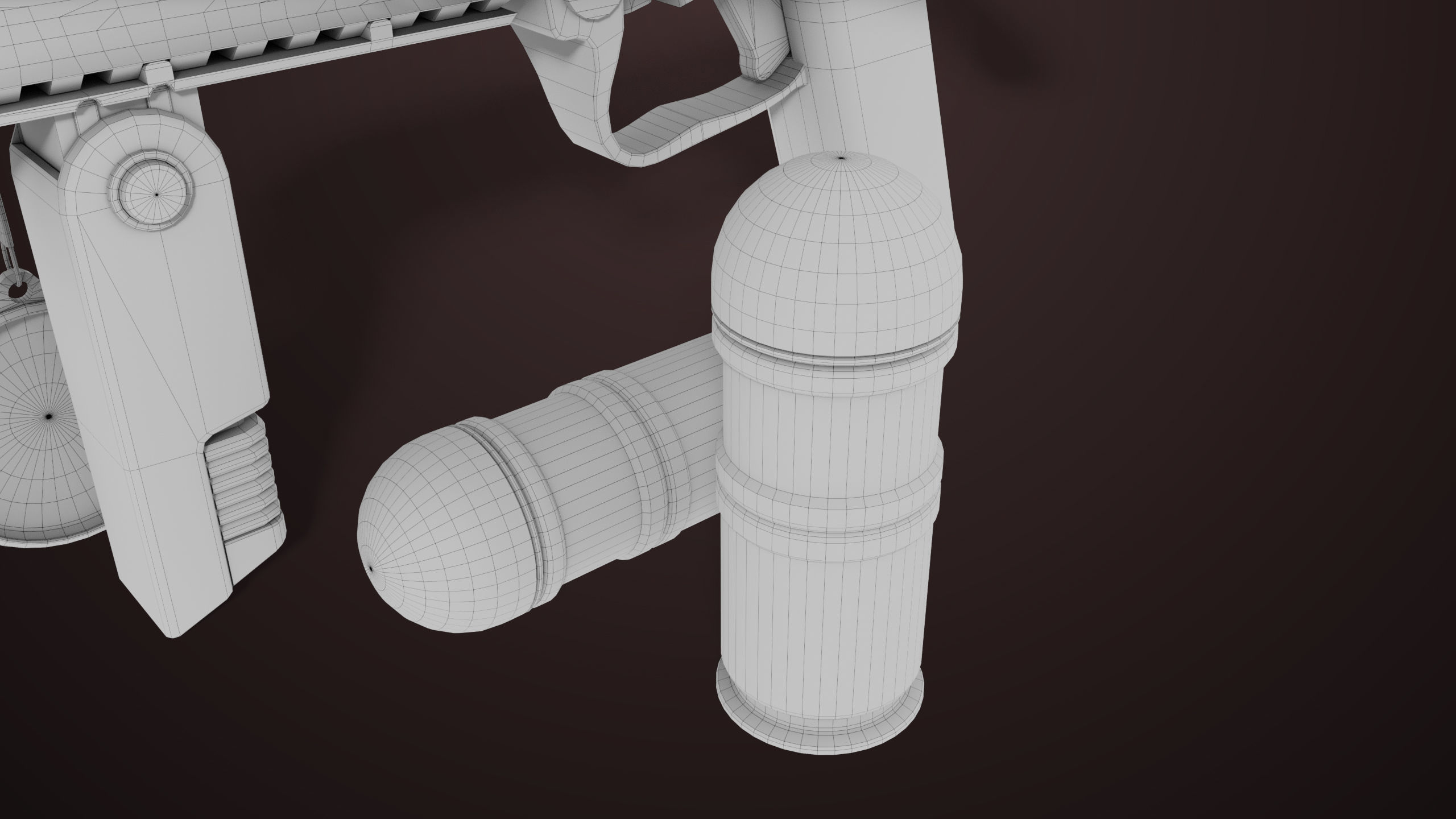 Grenade Launcher 04 Black Generic All PBR Unity UE Textures Low-poly 3D model_58