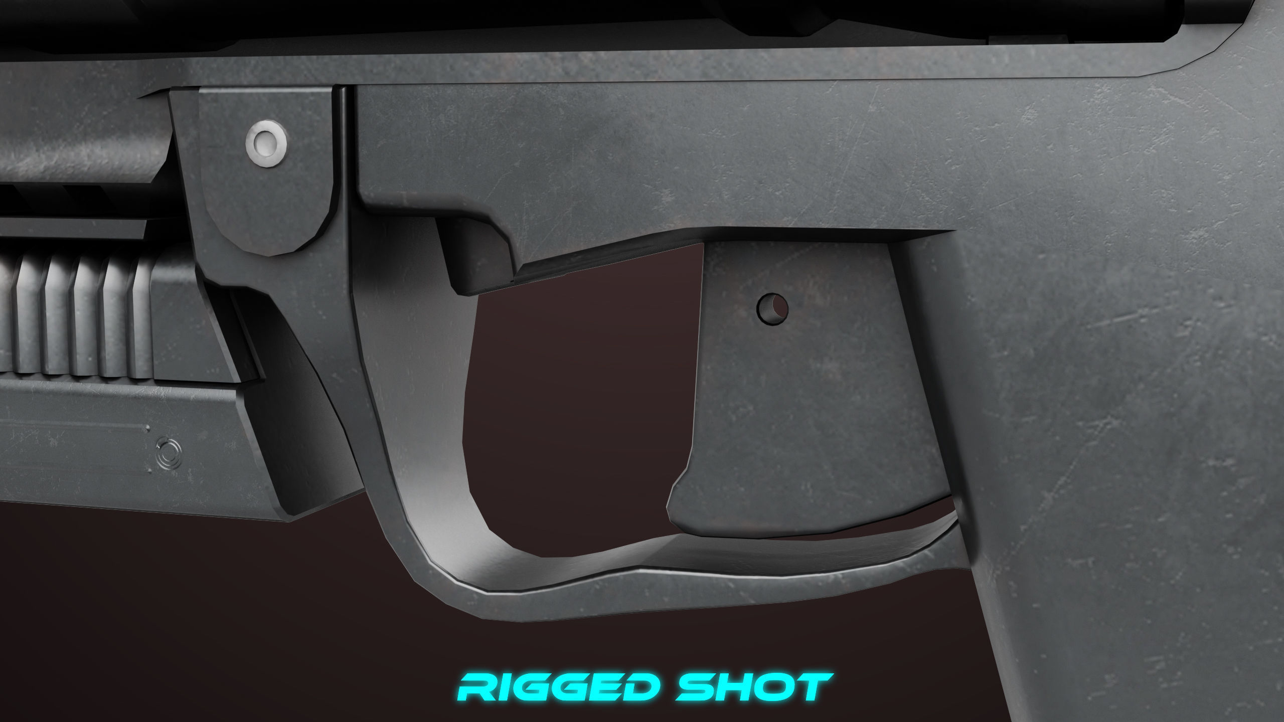 Grenade Launcher 04 Black Generic All PBR Unity UE Textures Low-poly 3D model_21