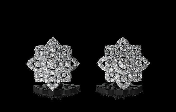 Earrings Number 44 3D print model