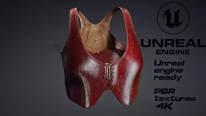 Detailed Red top PBR 4k