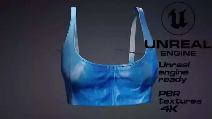 blue top PBR 4k 