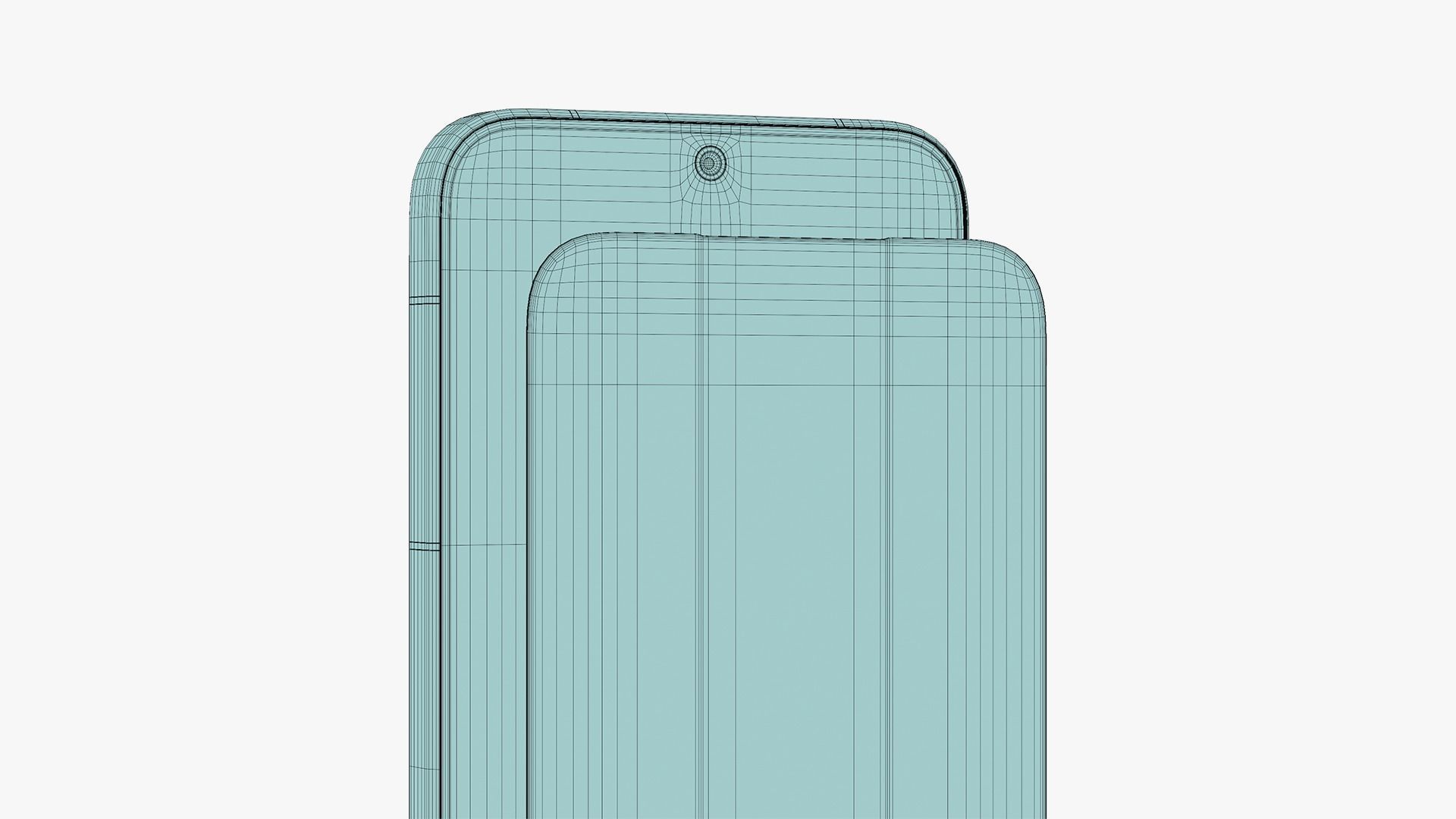 Huawei Pura 70 Black Low-poly 3D model_15