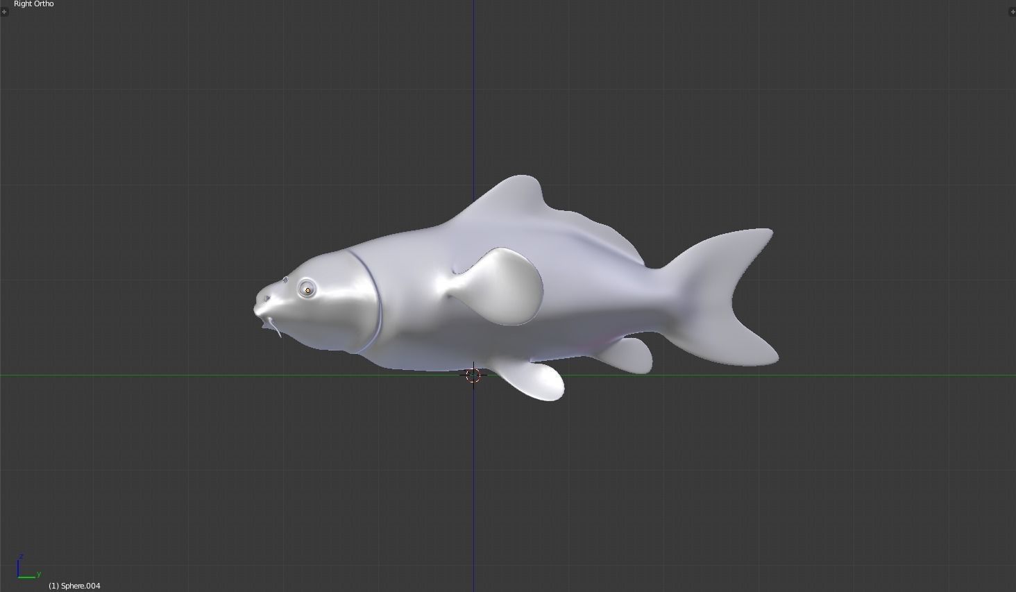 cartoon nemo fish Low-poly 3D model_8