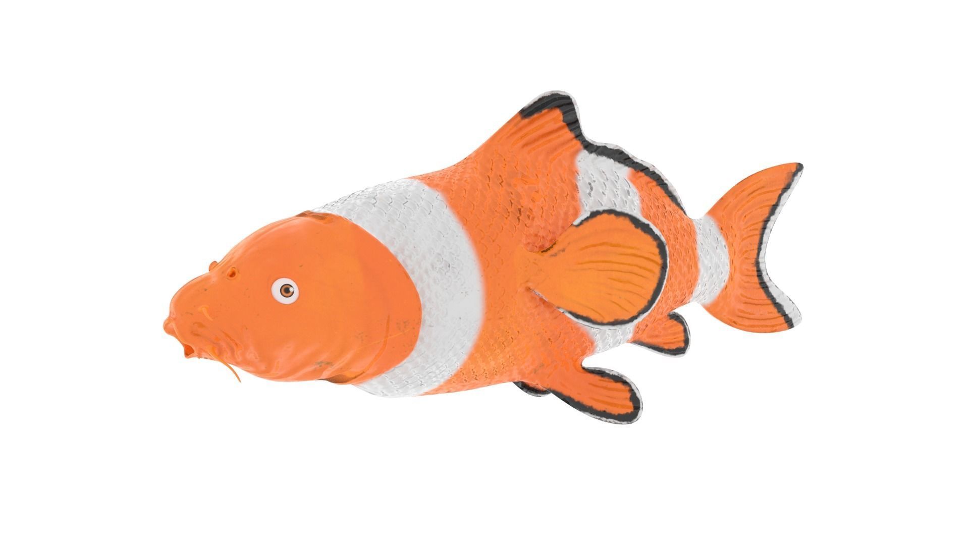 cartoon nemo fish Low-poly 3D model_5