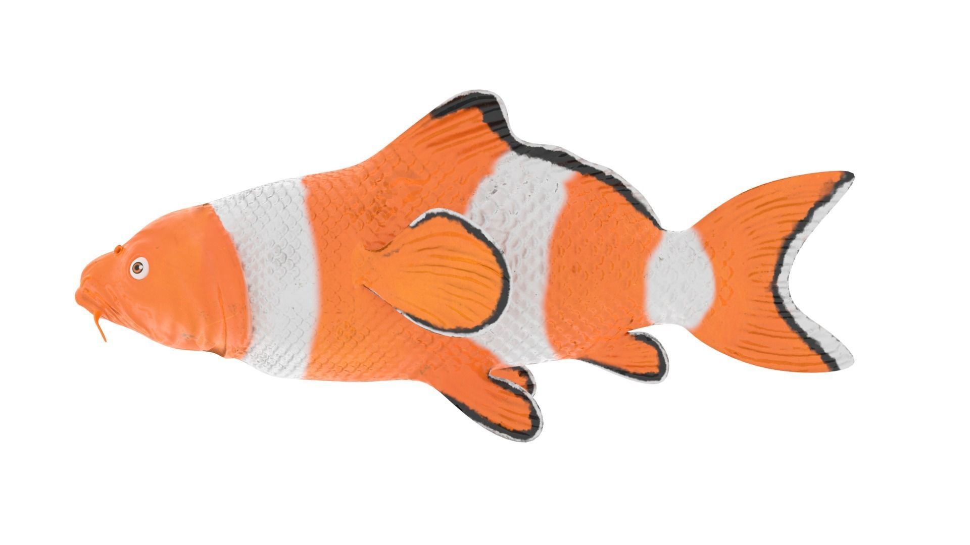 cartoon nemo fish Low-poly 3D model_2