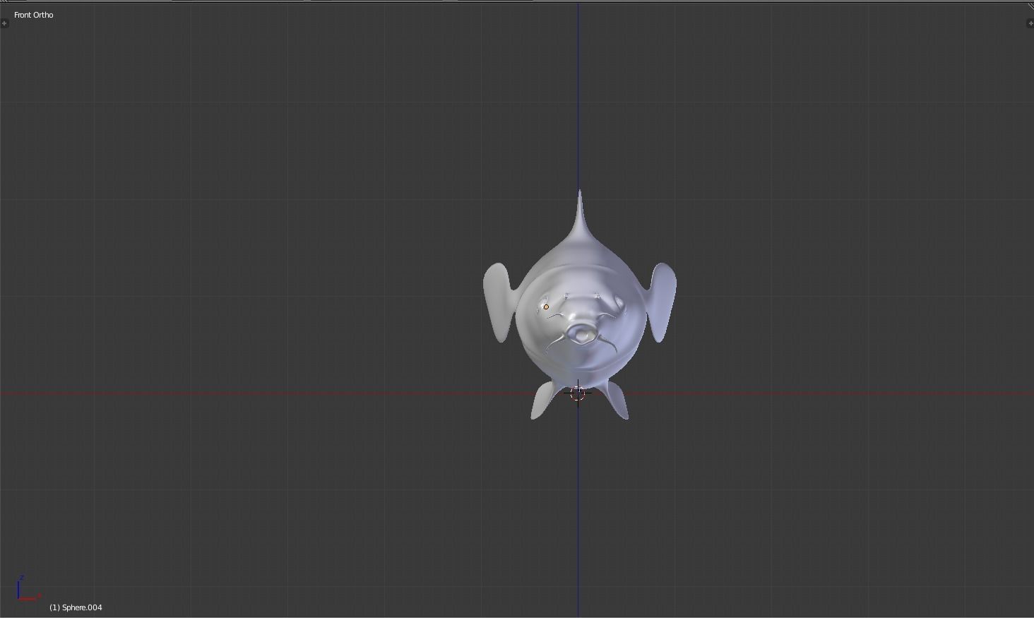 cartoon nemo fish Low-poly 3D model_7