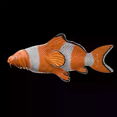 cartoon nemo fish Low-poly 3D model