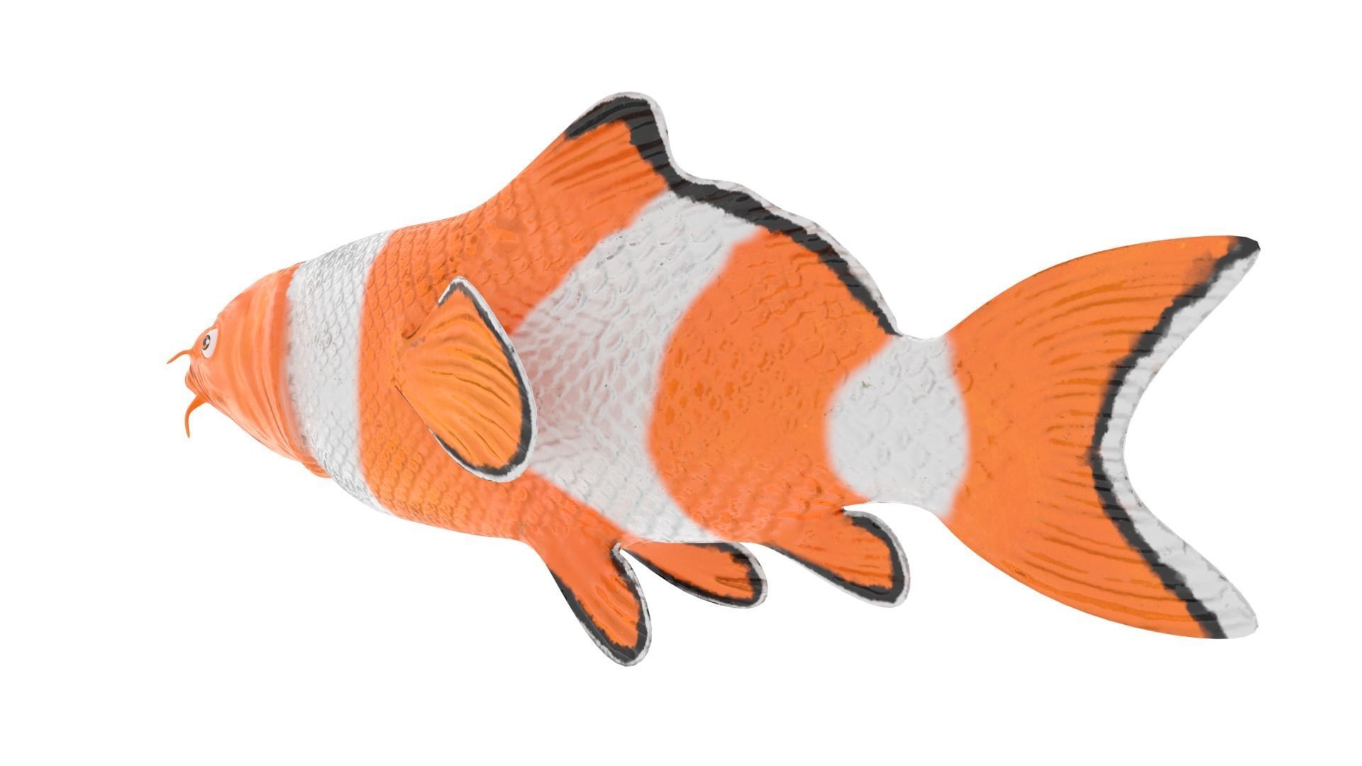 cartoon nemo fish Low-poly 3D model_4