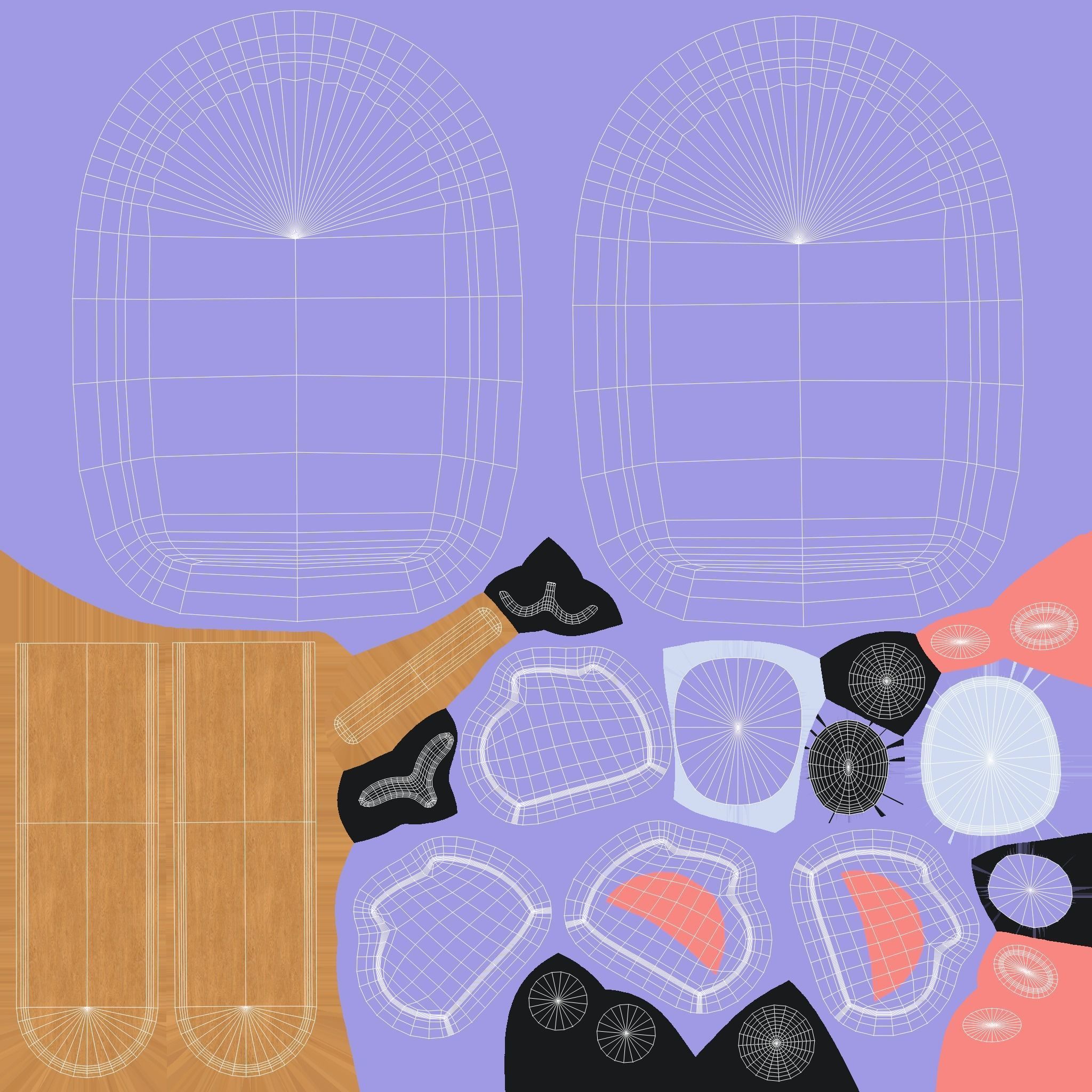 Cartoon Koala Ice Cream Cute Low-poly 3D model_21