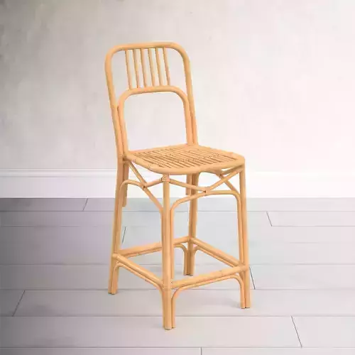 MODERN BAL PARI STOOL RATTAN
