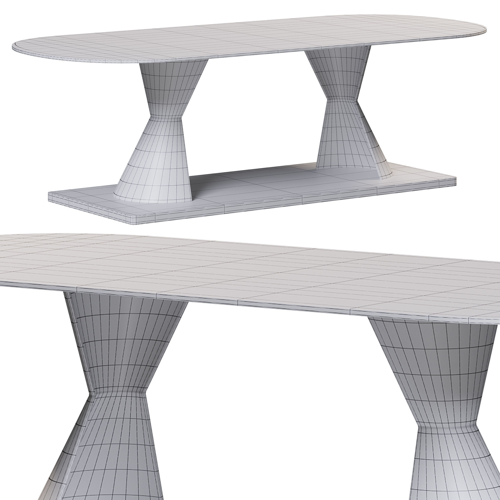 Rea table by Rugiano 3D model_2