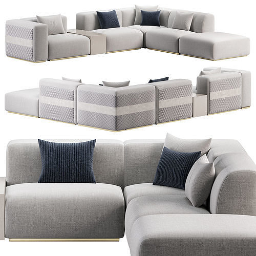 Freud Sofa by Rugiano 3D model