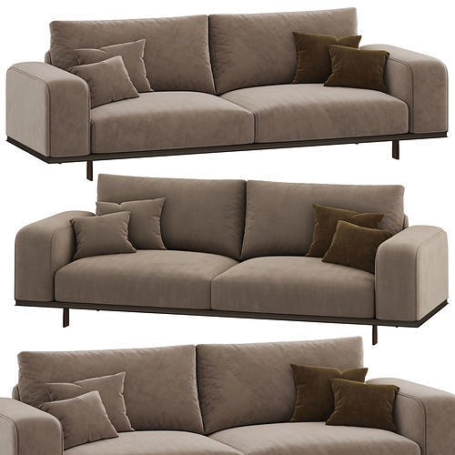 Memphis sofas by rugiano 3D model