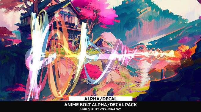 20 Anime Bolt Effect PNG Images Texture