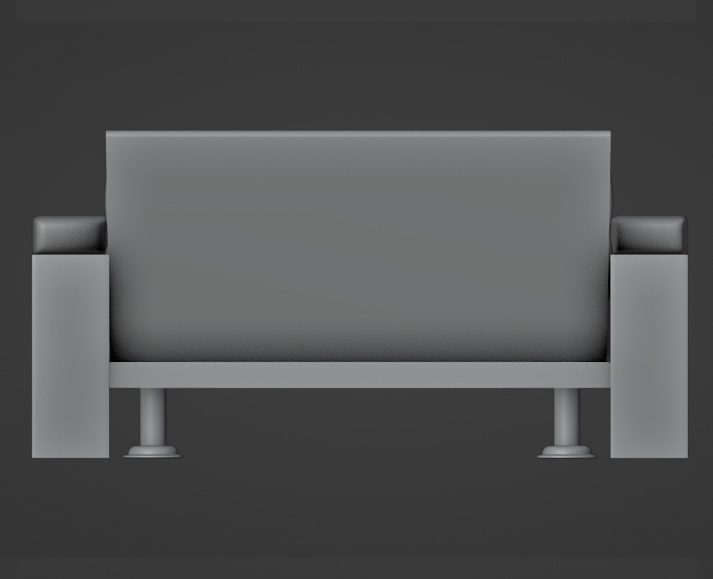 Lido Sofa 3D print model_4