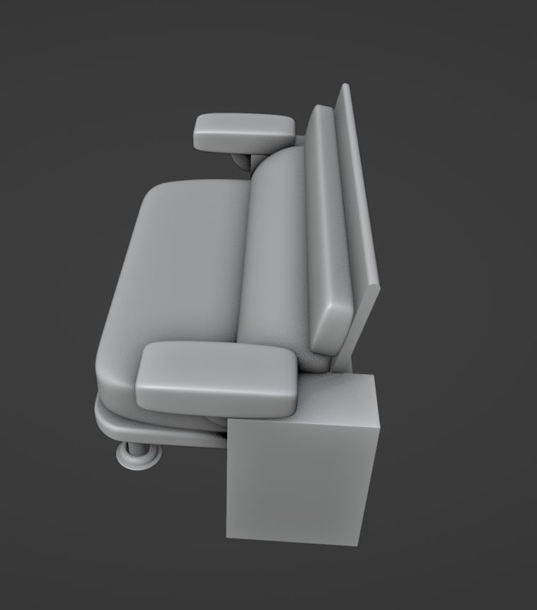 Lido Sofa 3D print model_8