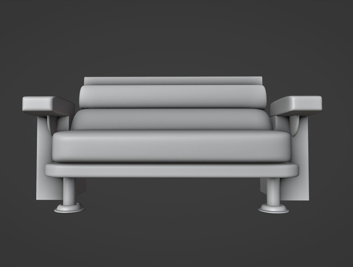 Lido Sofa 3D print model_6