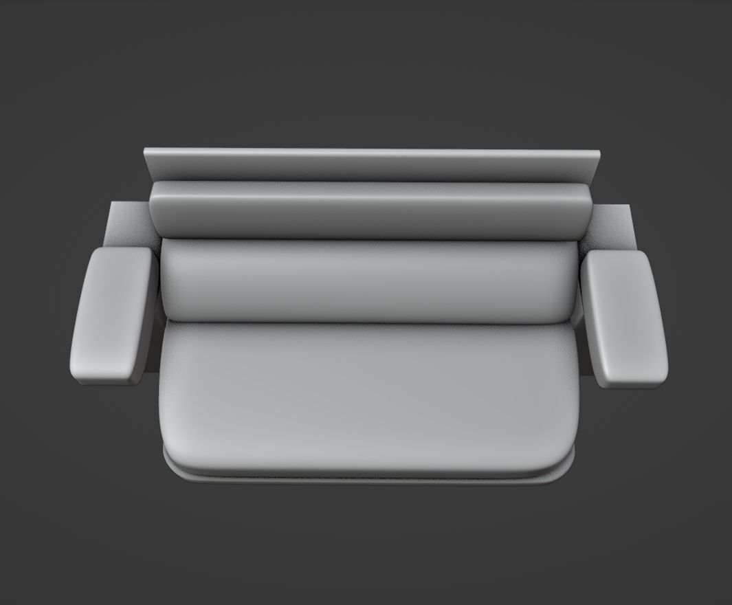 Lido Sofa 3D print model_7