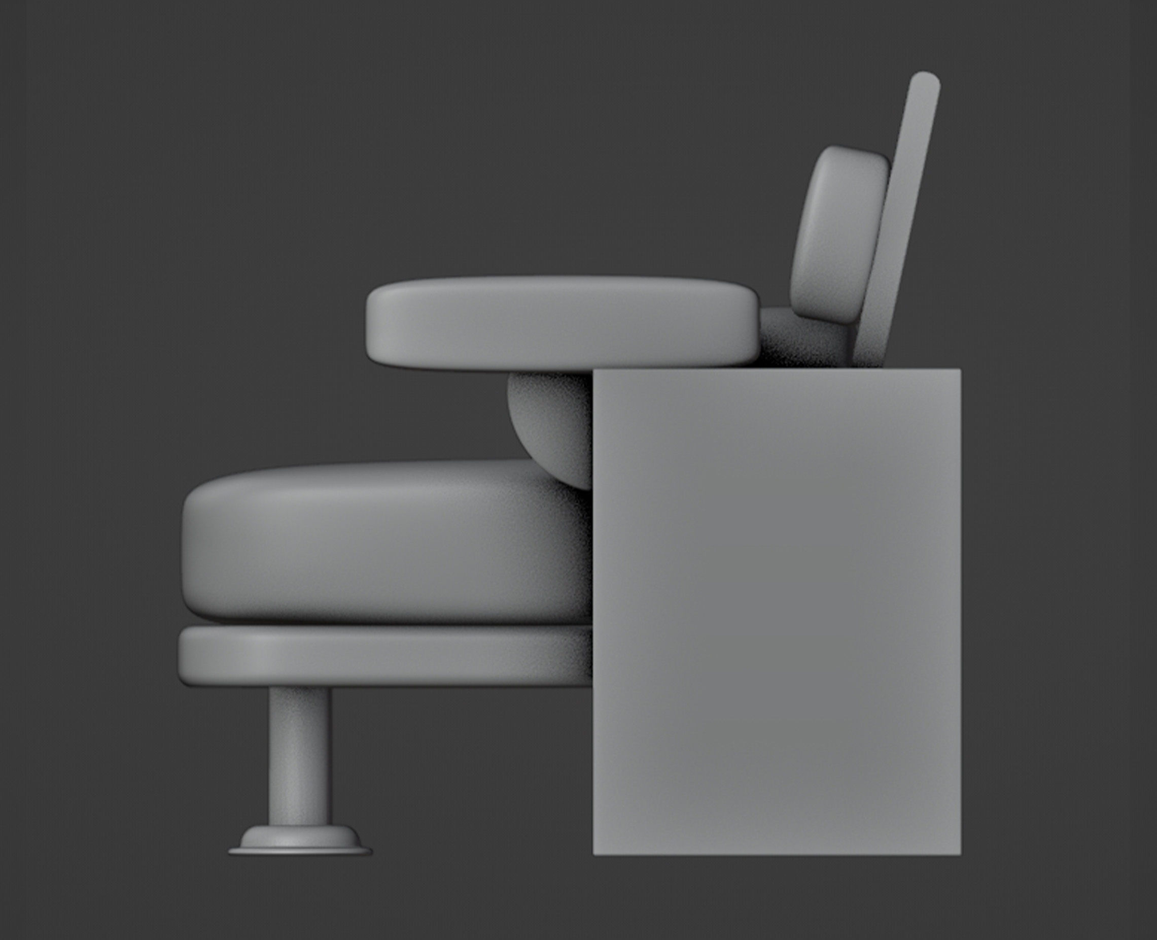 Lido Sofa 3D print model_2