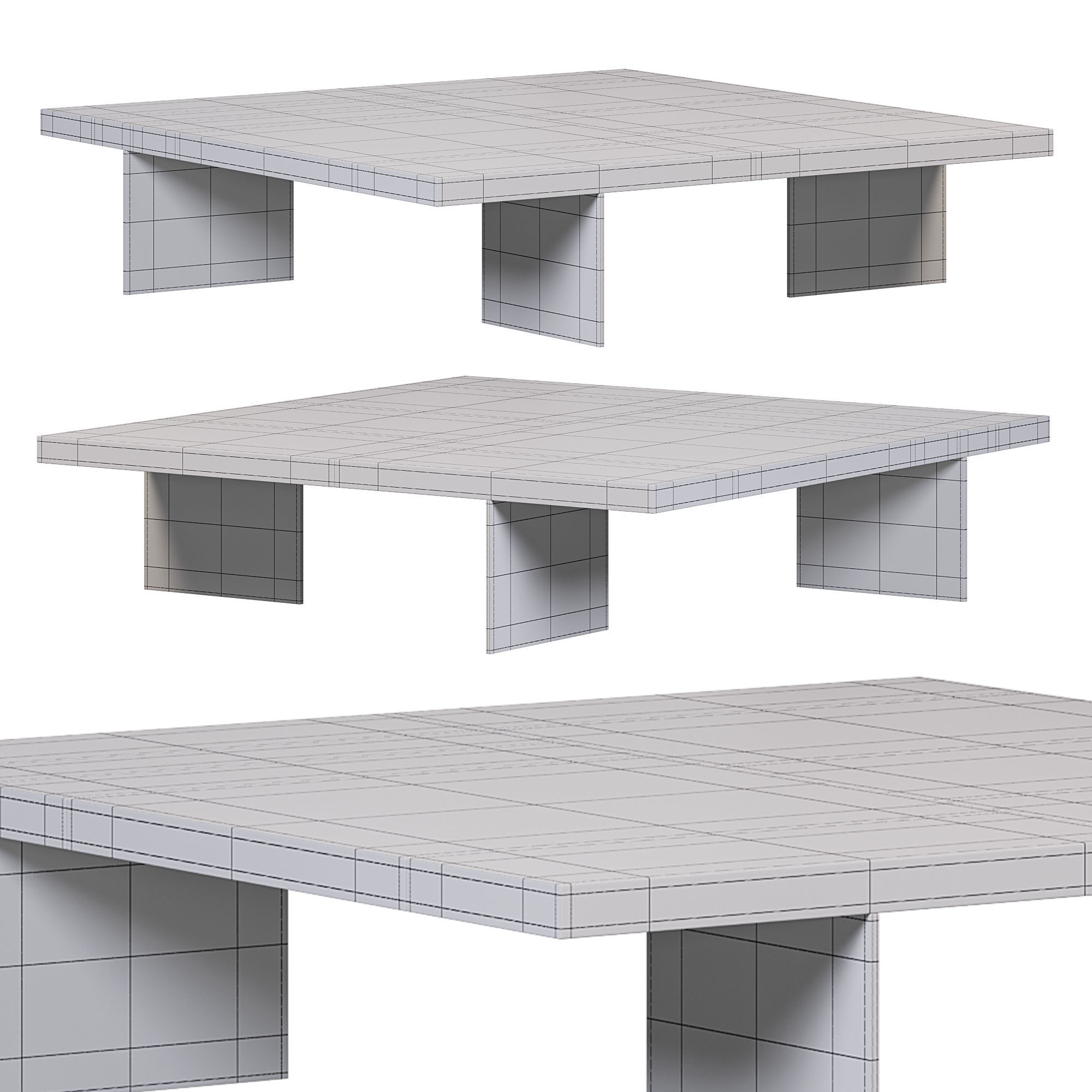 Fierld coffee tables by Rugiano 3D model_2