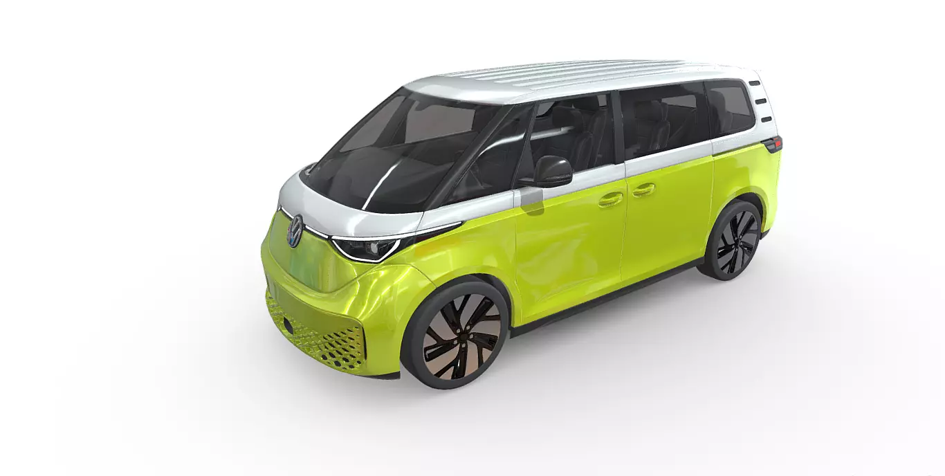 Volkswagen id buzz 2024 3D model