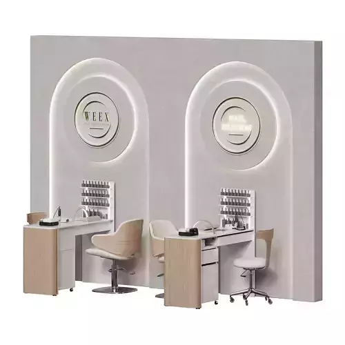 Manicure salon 2 Low-poly 3D model