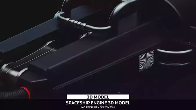 Spaceship Engine 3D Model
